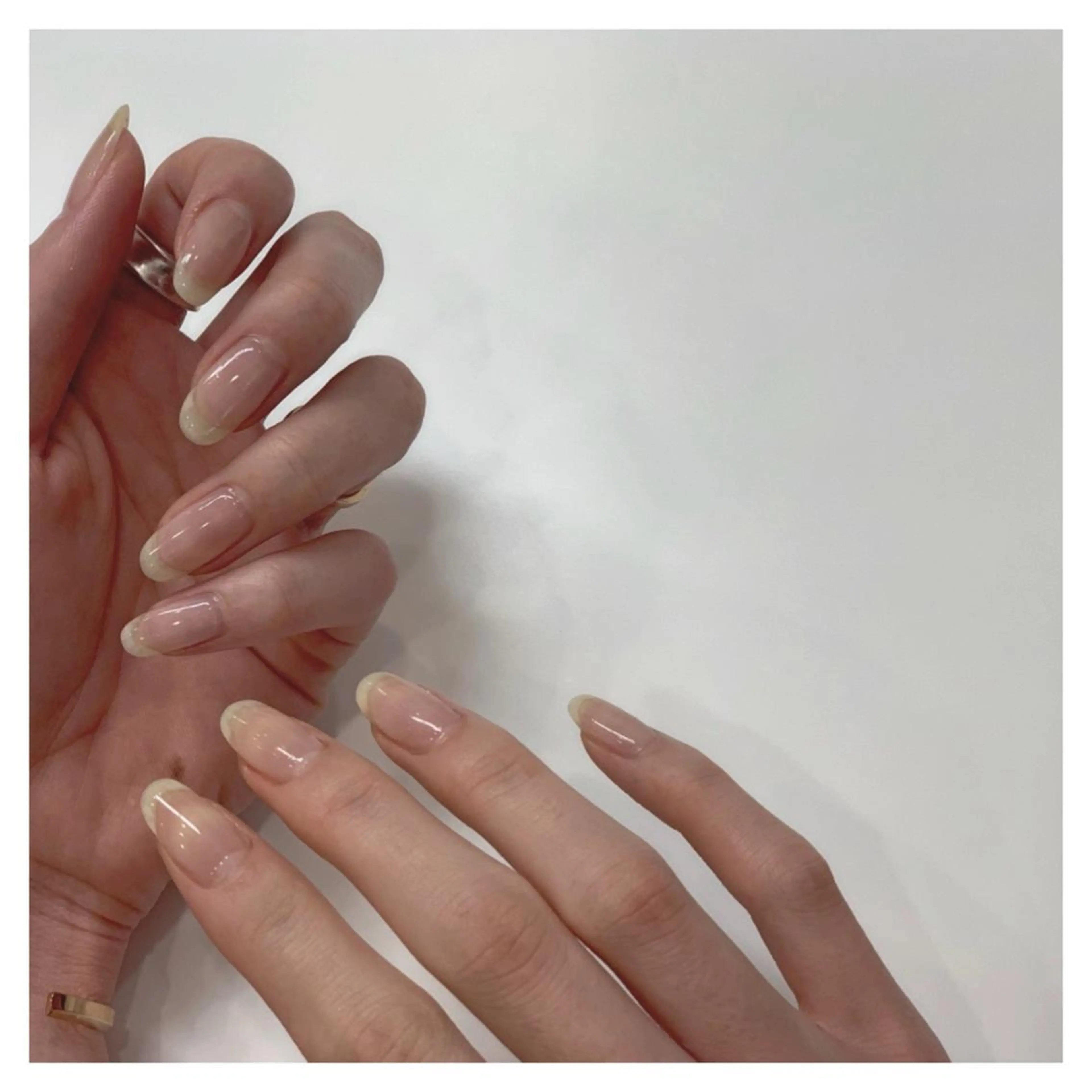 ネイル クリアネイル ジェルネイル ハンドネイル Yuka 🄷🄾🄽🄳🄰のネイルデザイン