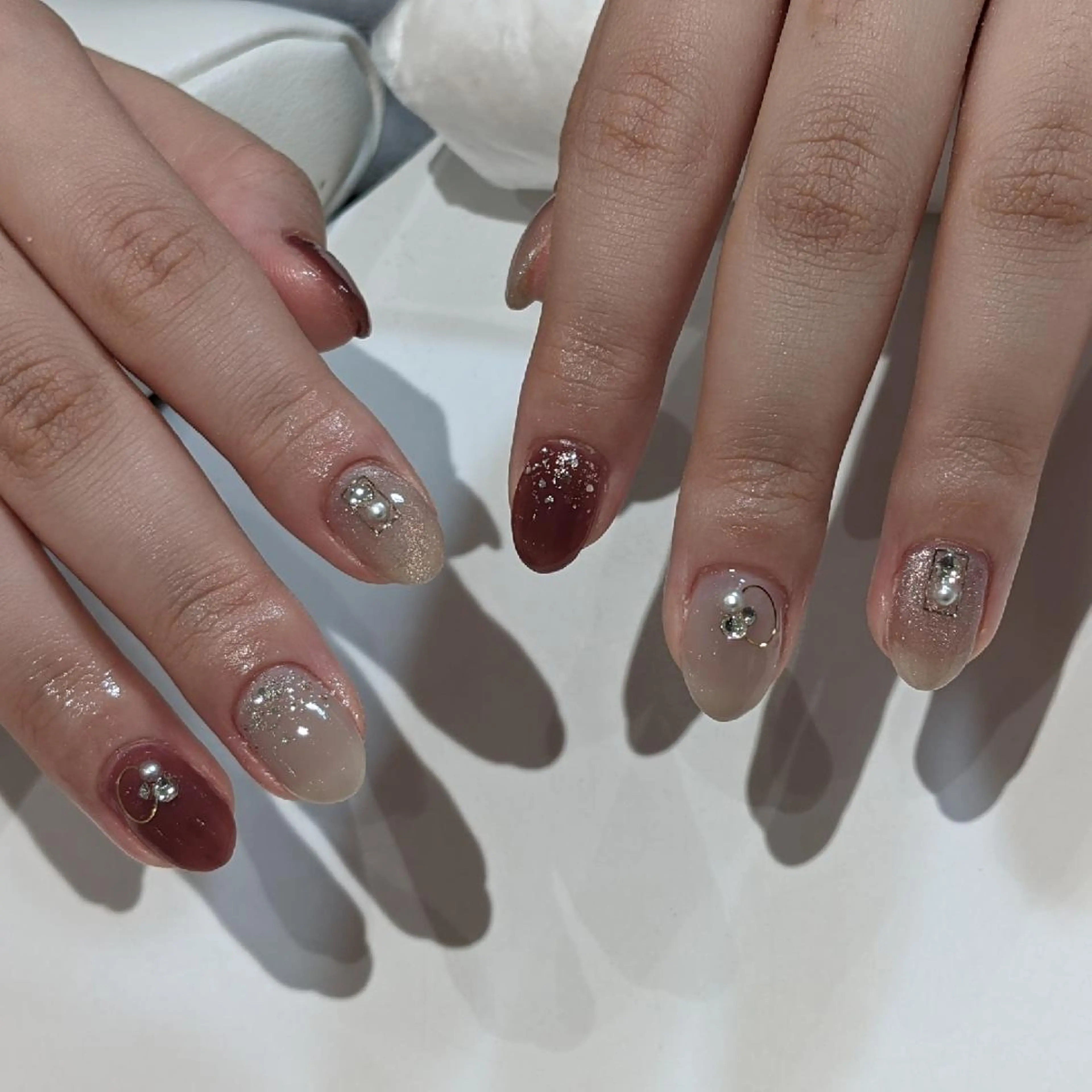 ネイル マグネットネイル ハンドネイル shimizu yuuのネイルデザイン