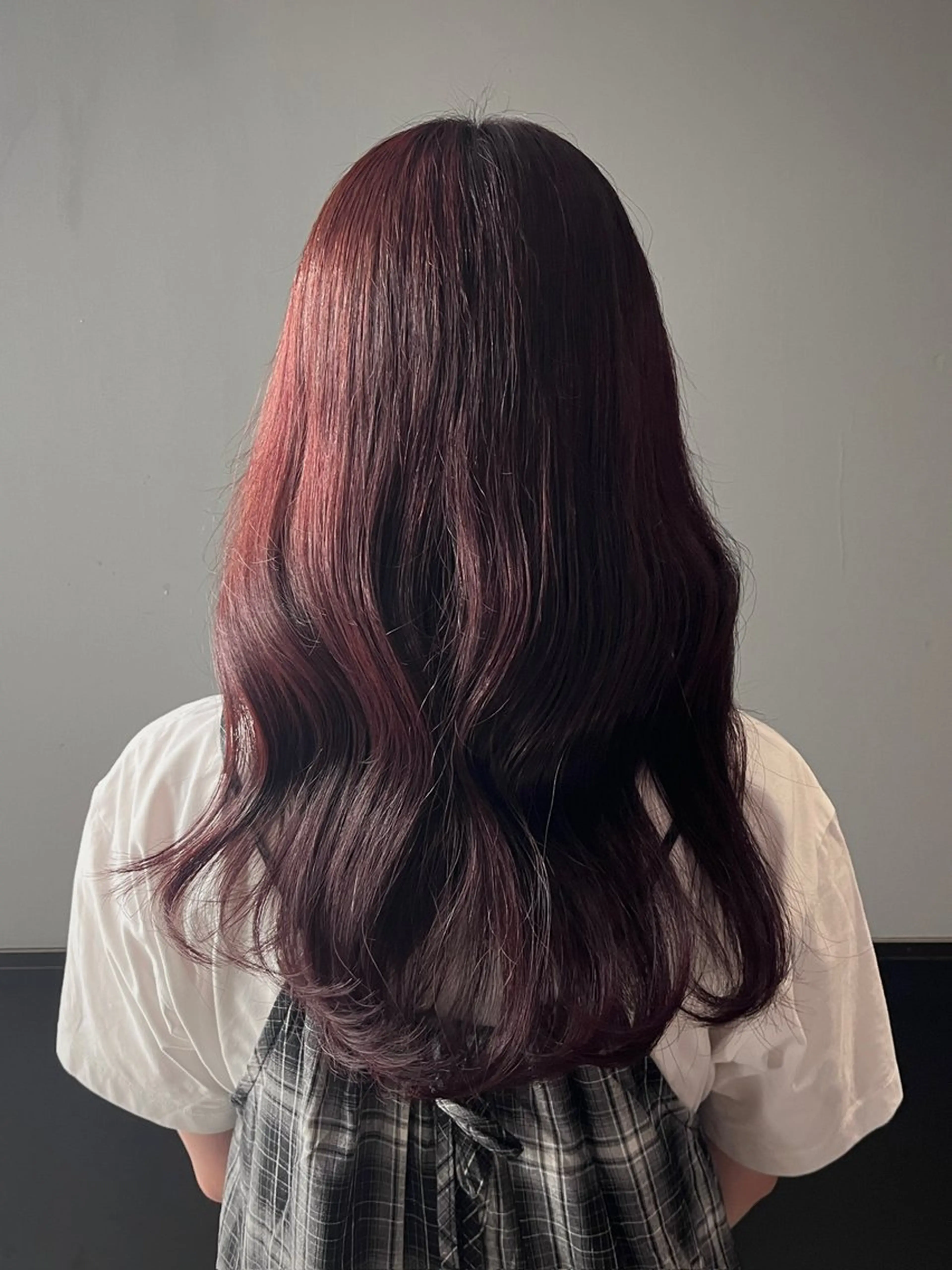 セミロング カラー ブリーチ ダブルカラー ブリーチなしカラー ヘアカラー ハッシュカット/ ハイトーン☻miyuのヘアスタイル