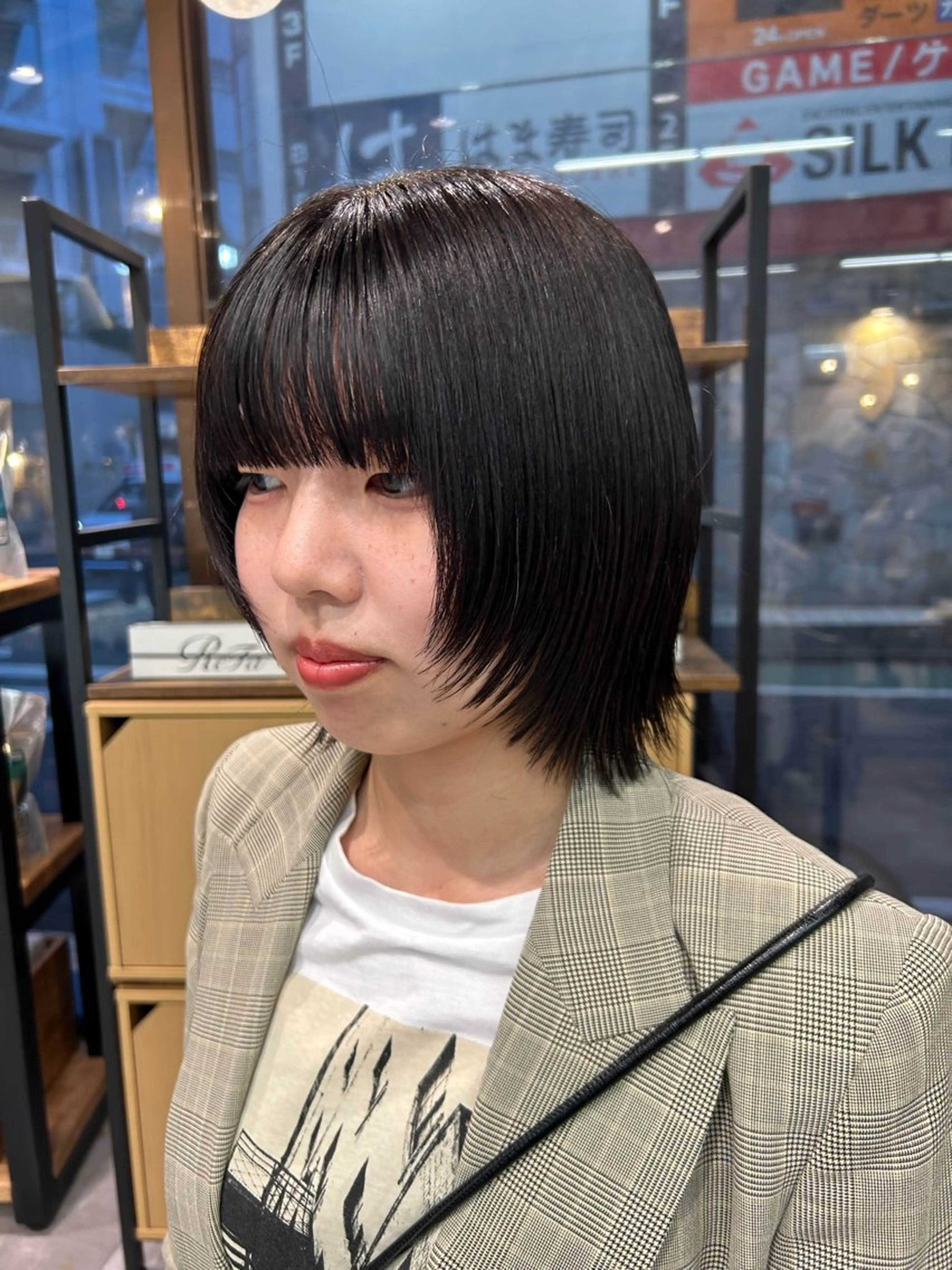 ミディアム ショート・ボブ 🌈chinaのヘアスタイル
