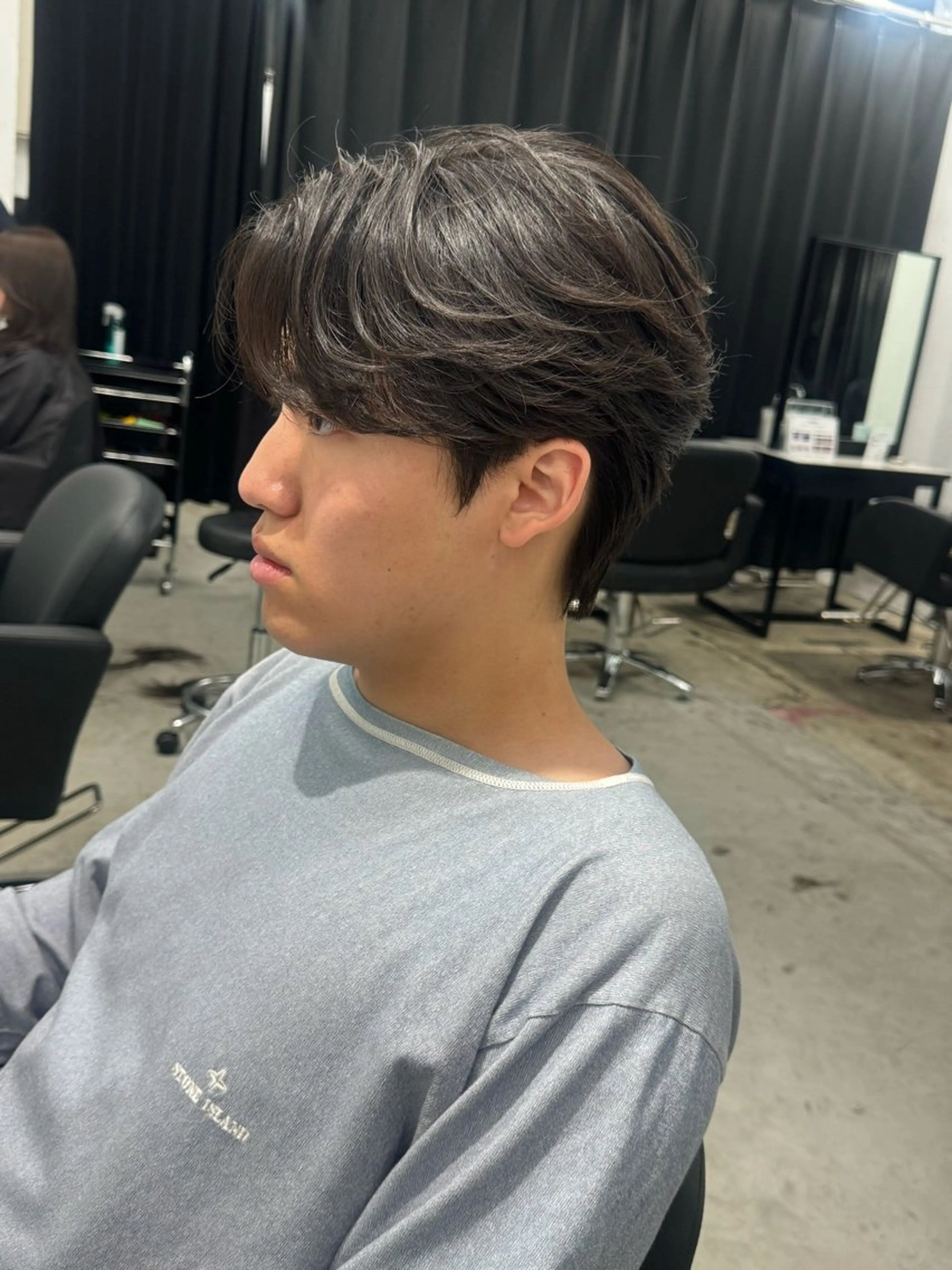 ショート パーマ メンズ カット パーマ トリートメント ヘアセット Pia/KIRIA /福岡美容室のヘアスタイル