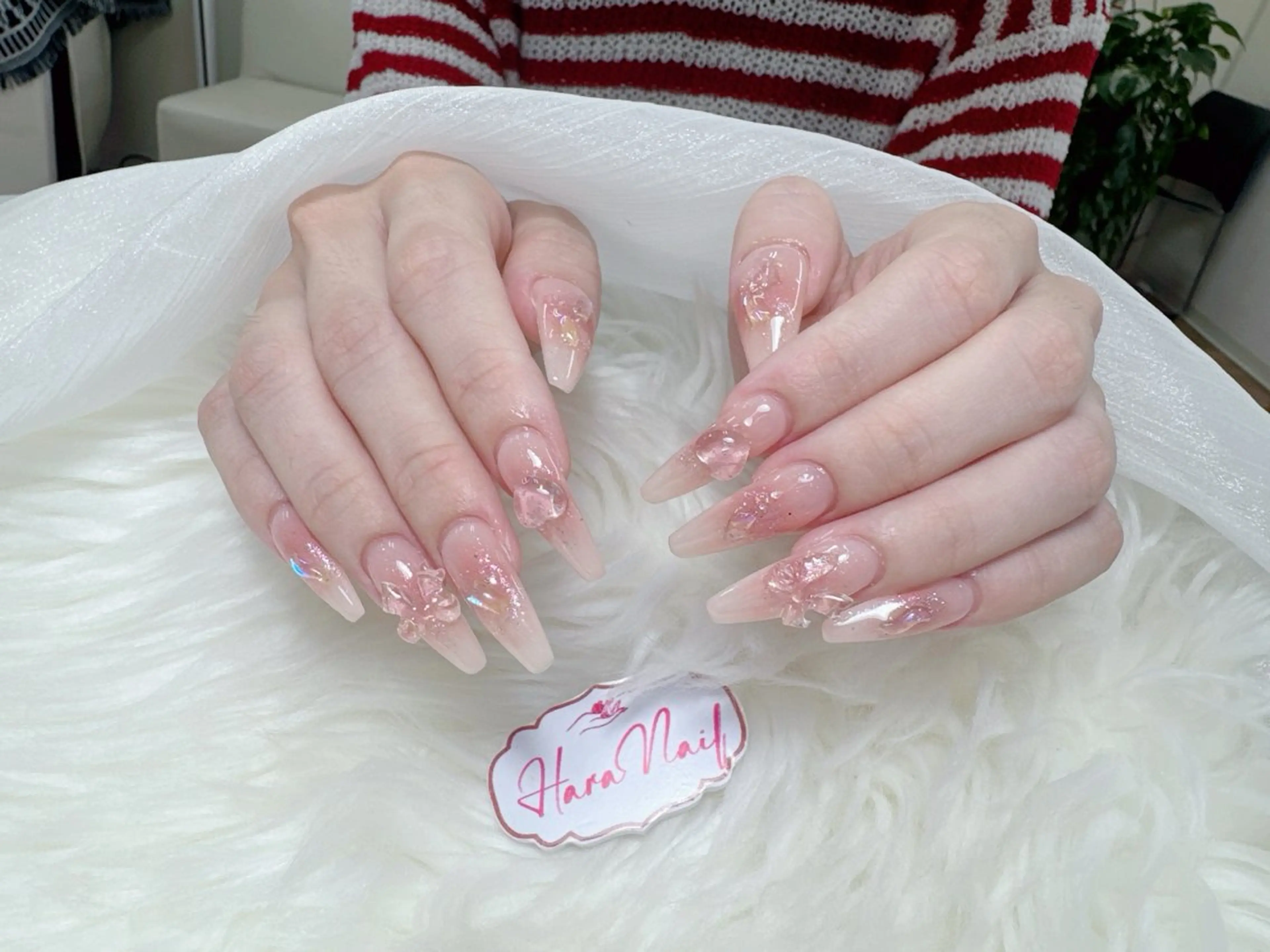 ネイル フレンチネイル グラデーション マグネットネイル ニュアンスネイル オフィスネイル ハンドネイル ハンドケア Hara Nail 【持ち込みOK】のネイルデザイン