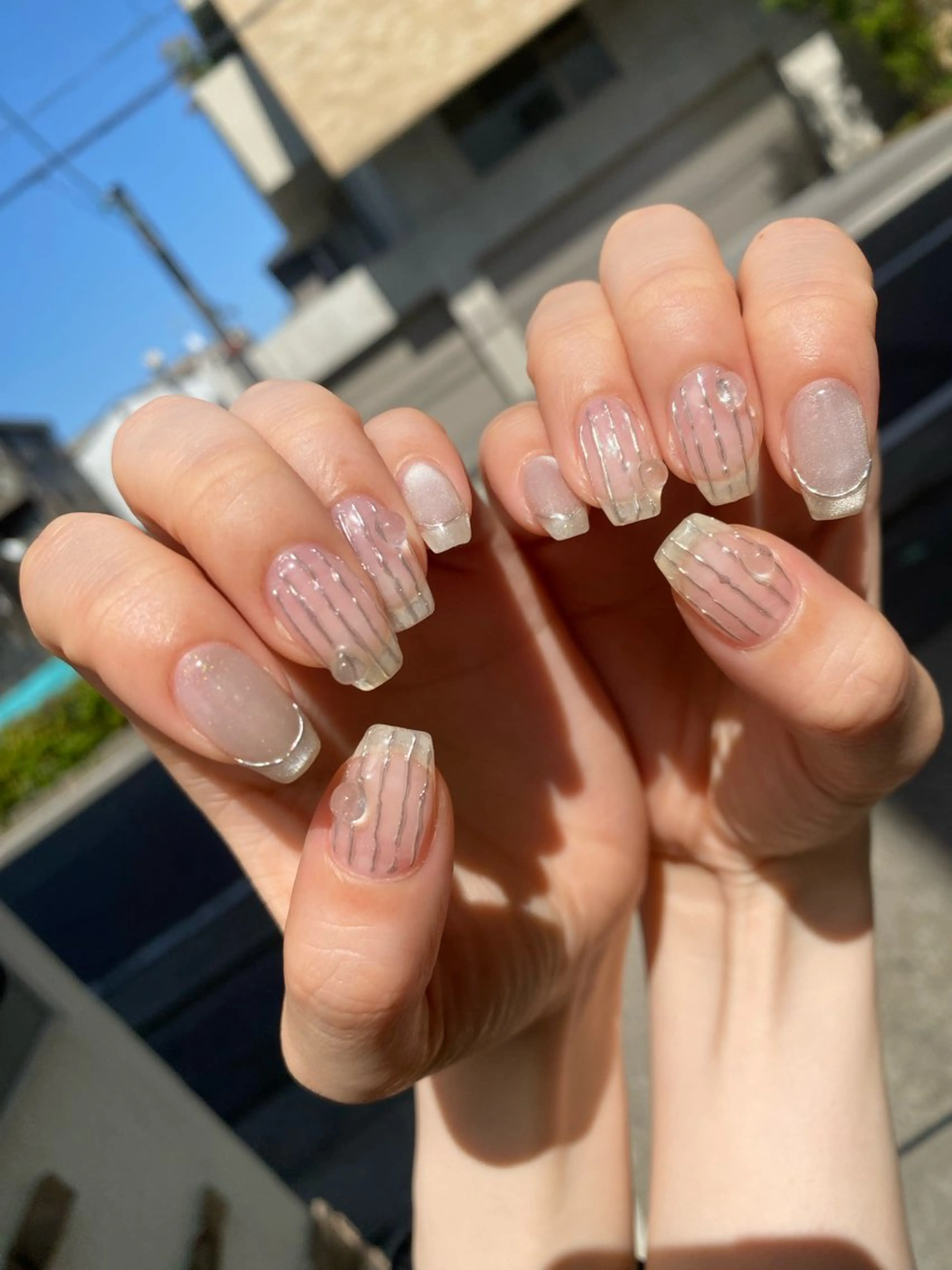 他店オフなし✴︎ フィルイン込◎ 色混ぜ可◎ 定額デザインアート🎨サンプルデザインたちから選択して頂けます🫶🏽の写真