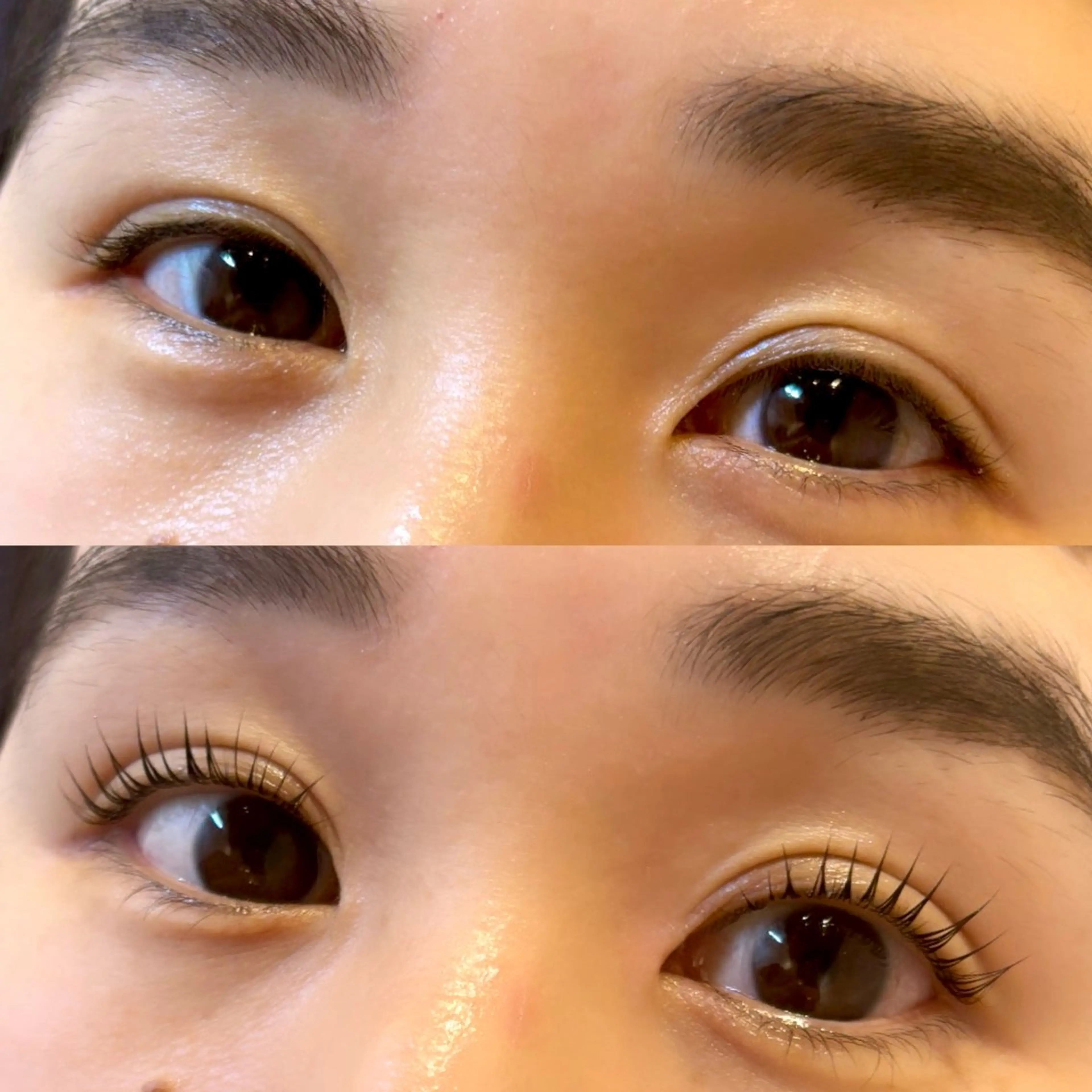 マツエク・マツパ ナチュラル パリジェンヌラッシュリフト まつげパーマ 一重×まつ毛パーマ 表参道eyelist KONOMIのマツエク・マツパデザイン