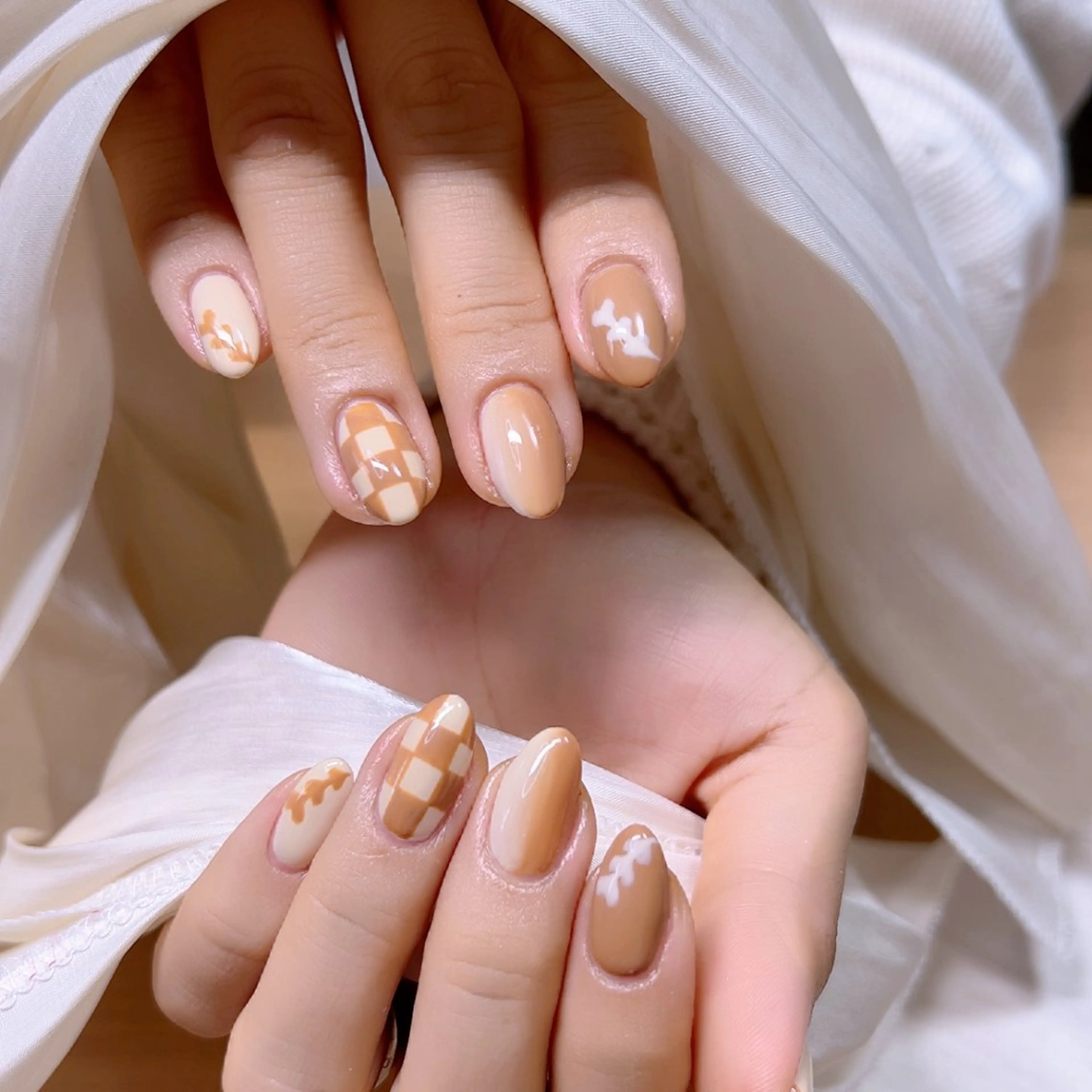 ネイル フレンチネイル ハート Cute Tips nailのネイルデザイン