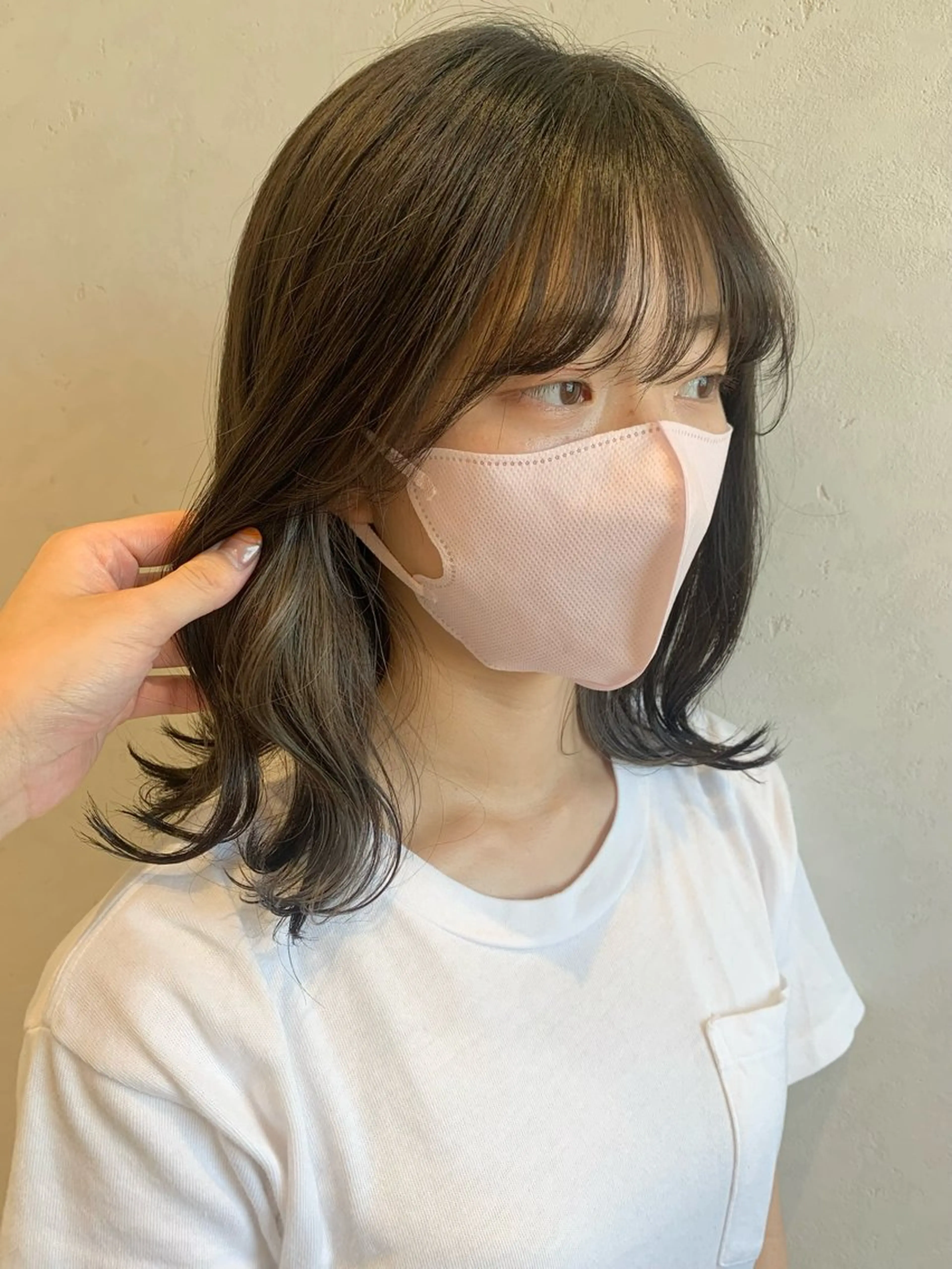 ミディアム カラー ヘアカラー ayumi🌈 インナーカラー🌈のヘアスタイル