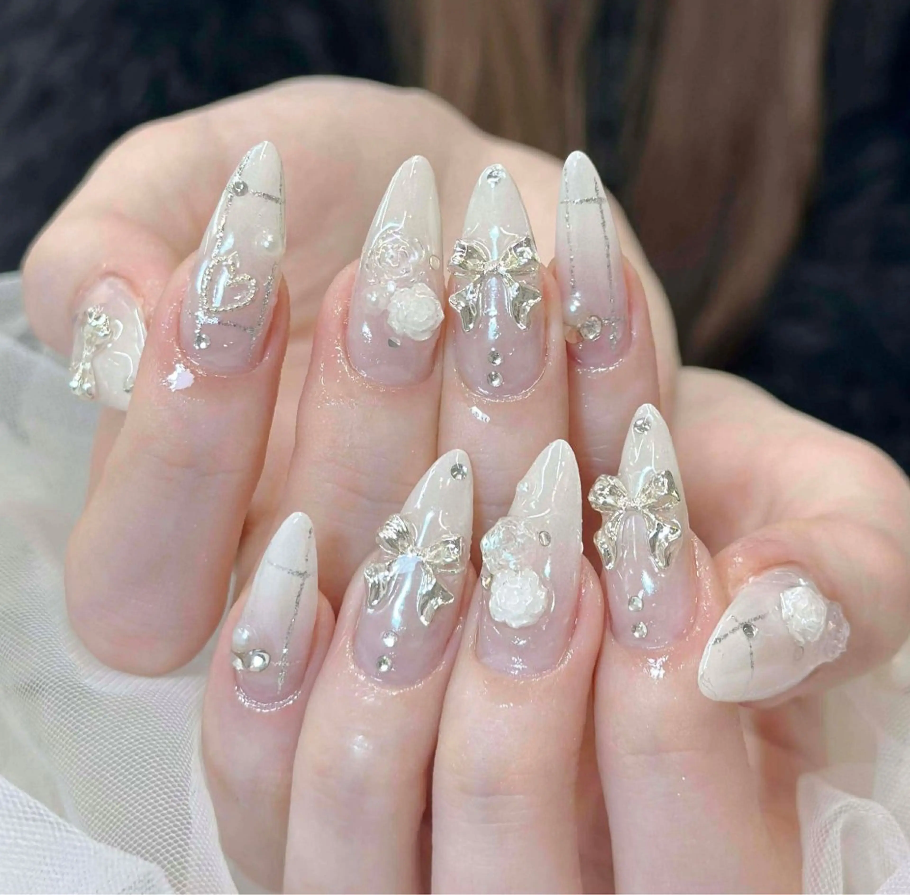 ネイル 持ち込み ネイルチップ ハンドネイル Tini ANA.CHUOのネイルデザイン