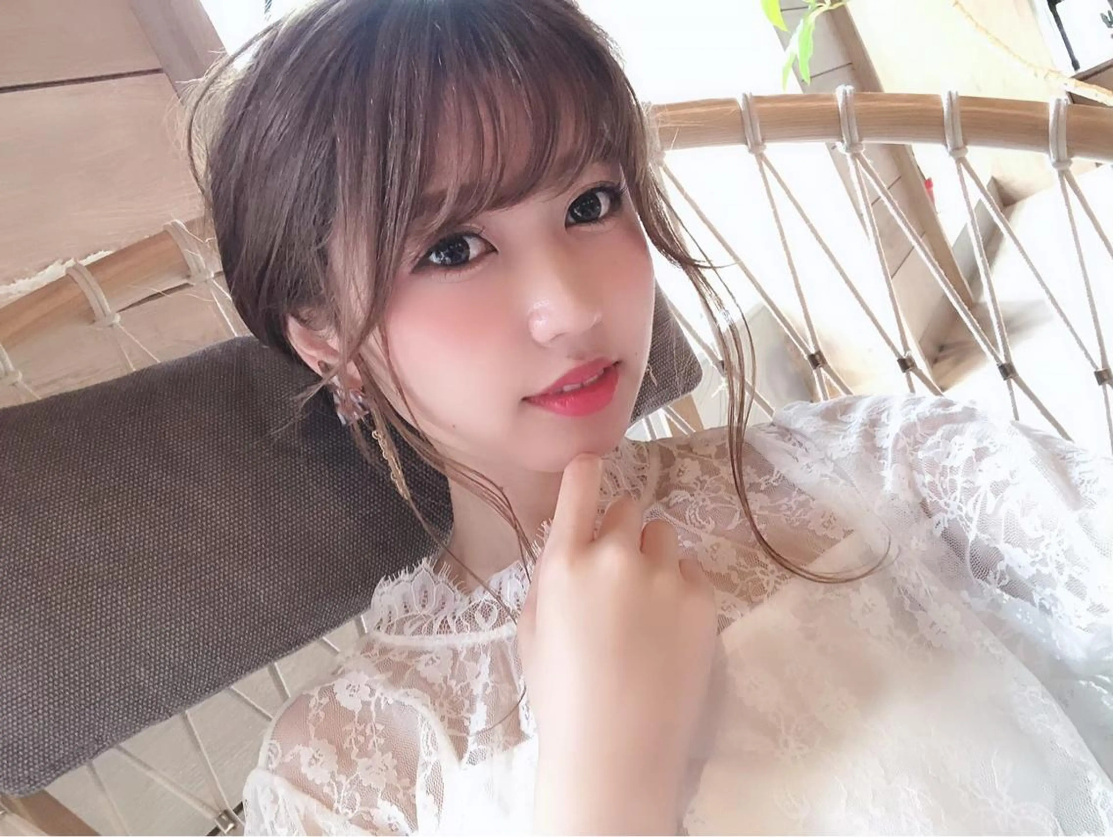 セミロング カラー ヘアアレンジ Watai 艶髪 當間 大知のヘアスタイル