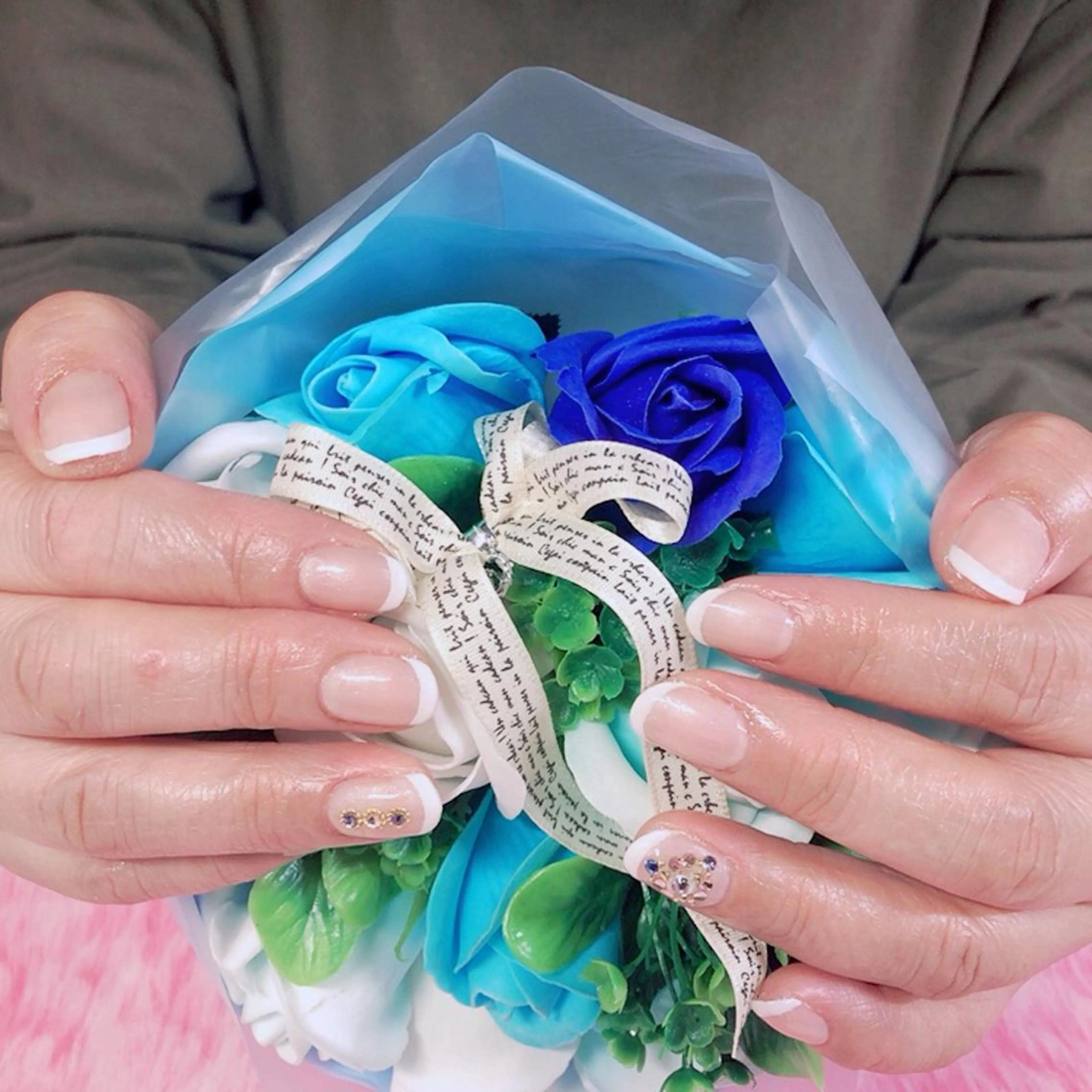 ネイル フレンチネイル 奥園 良恵のネイルデザイン