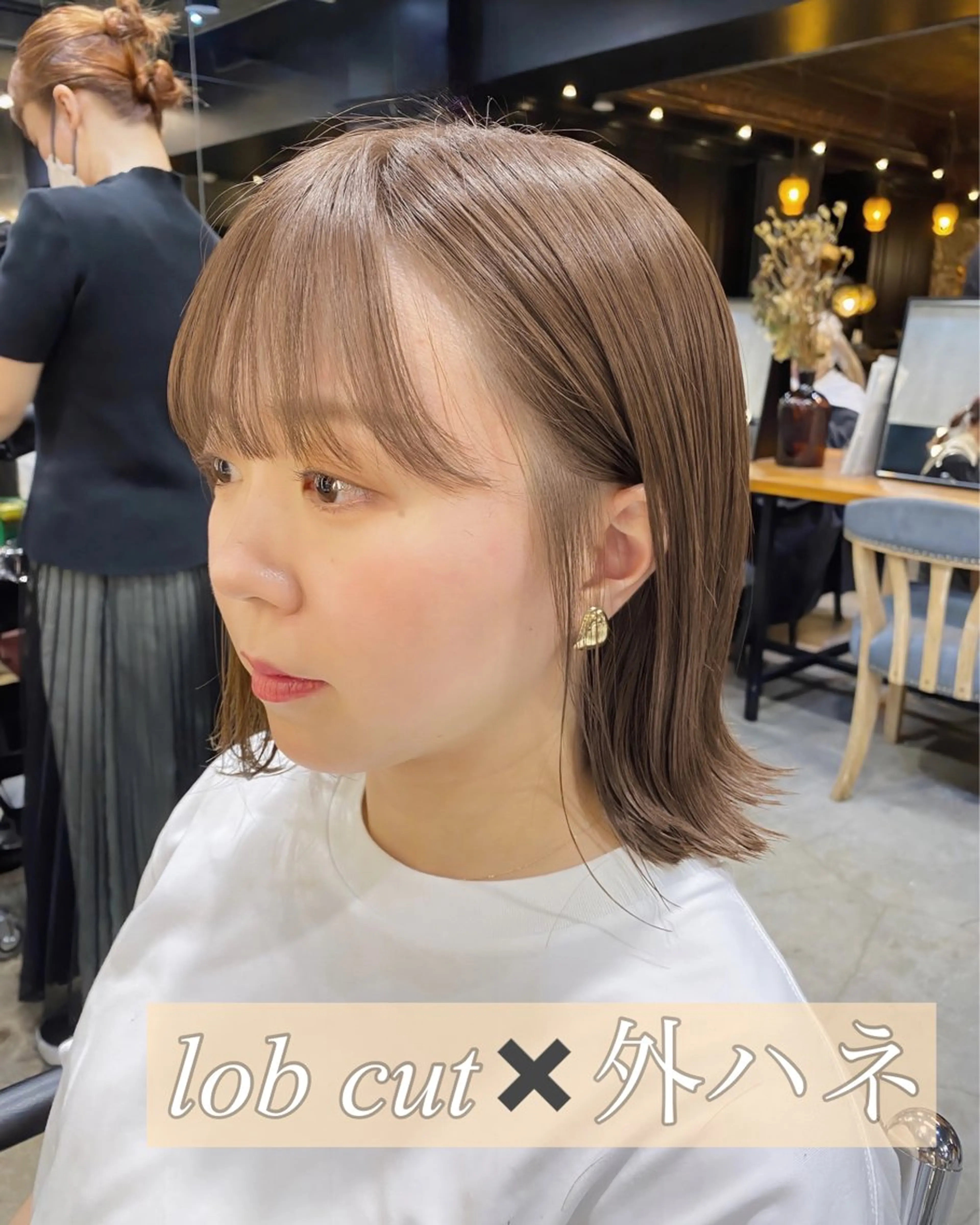 カラー ベージュカラー ミルクティーベージュ Ms.CHARM所属・透明感カラー🌿 グレージュ🐺陽介のヘアスタイル