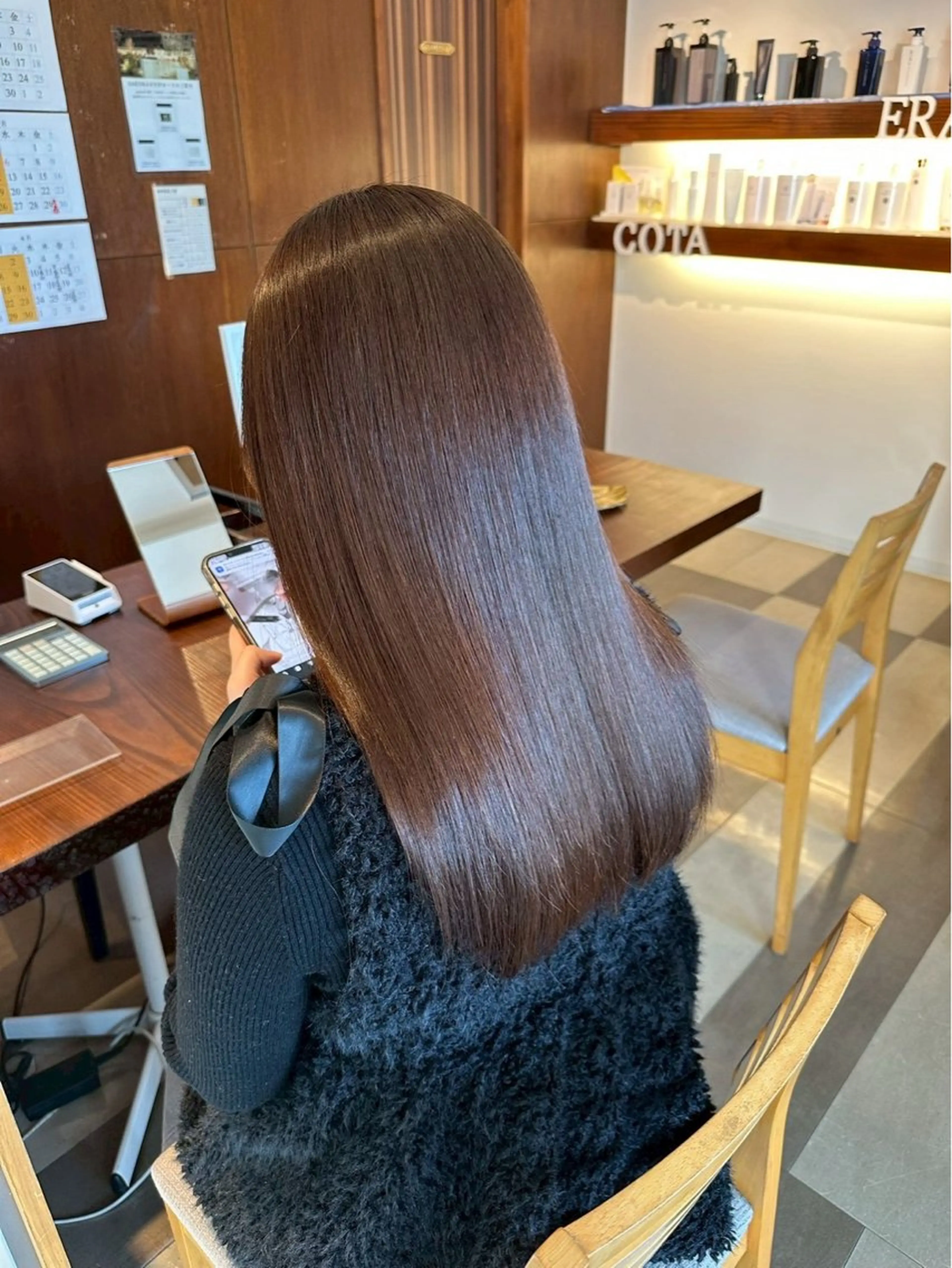 カラー 透明感カラー 山本 結菜のヘアスタイル