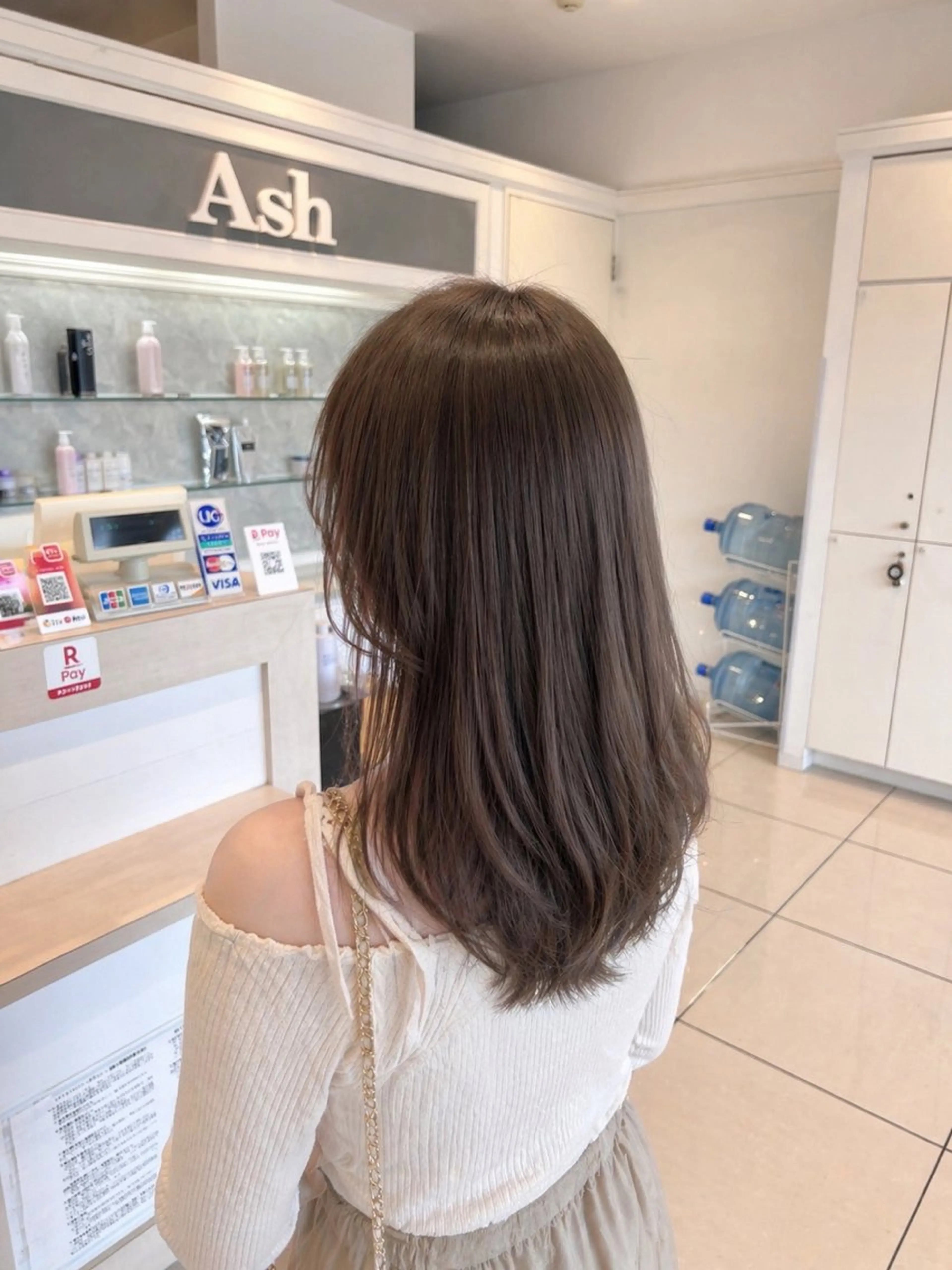セミロング カット ヘアカラー 金子 直樹のヘアスタイル