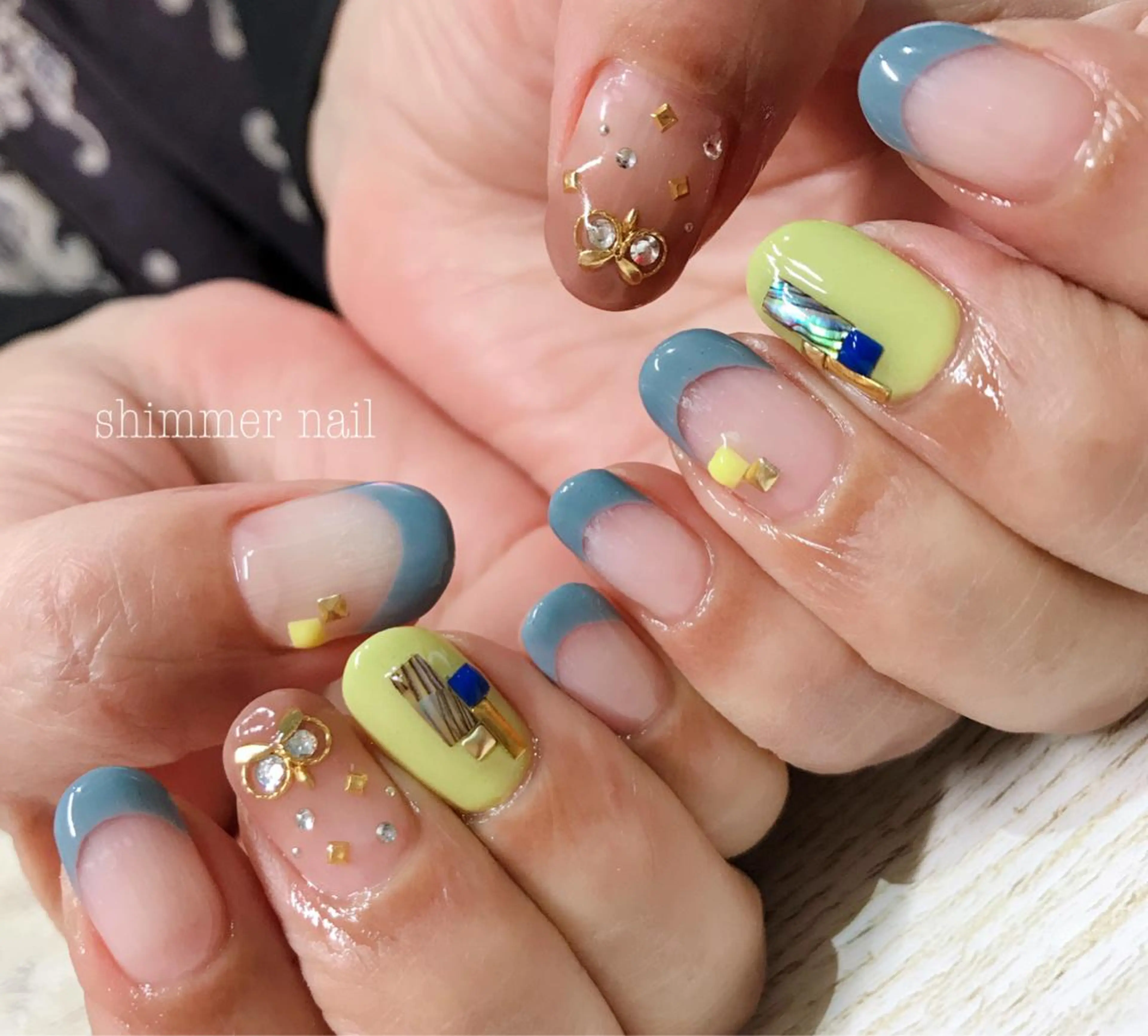 ネイル ハンドネイル Shimmer Nail所属・Shimmer Nail⋆*✩のネイルデザイン