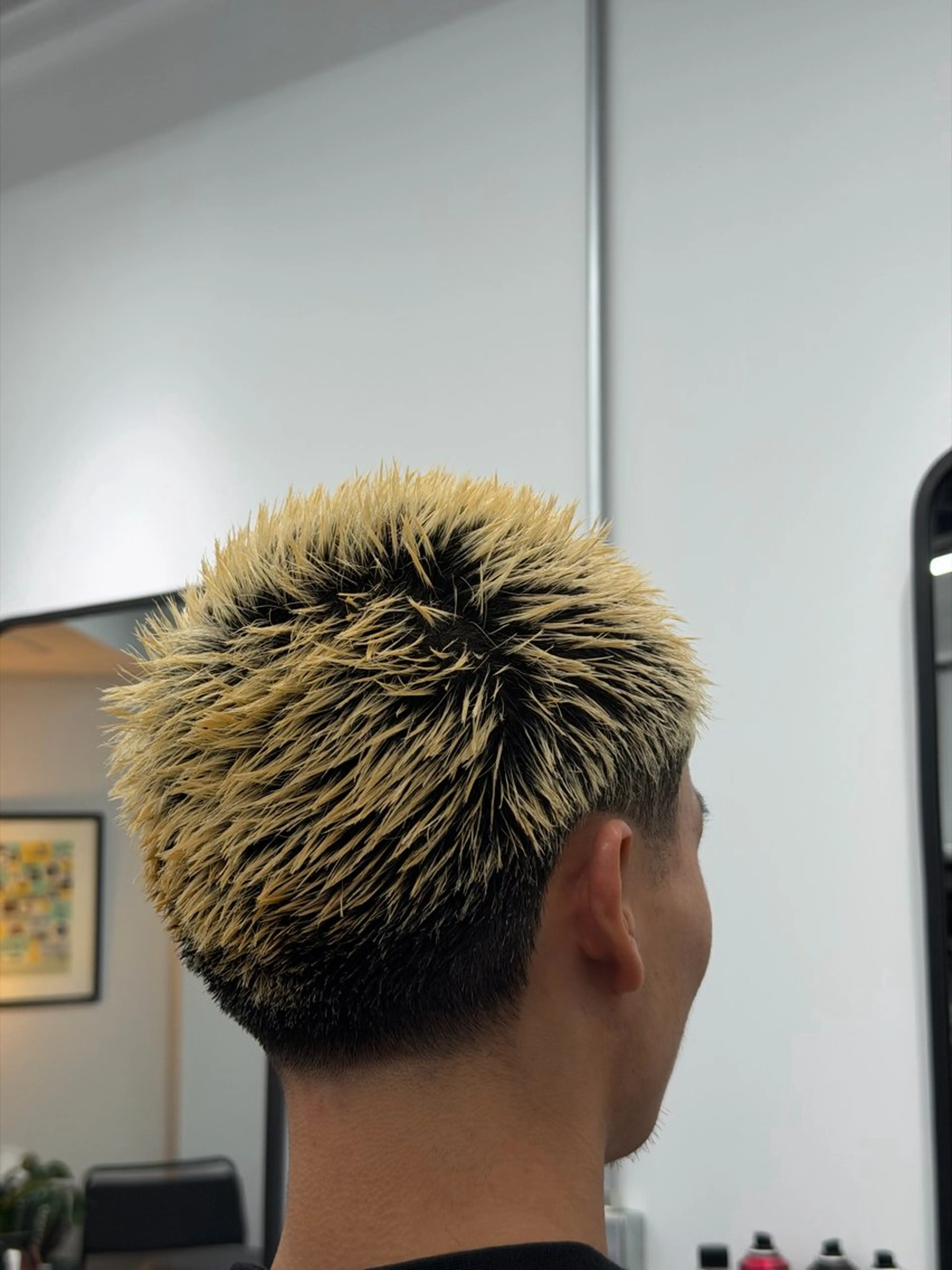 ショート メンズ ナカ レオナのヘアスタイル