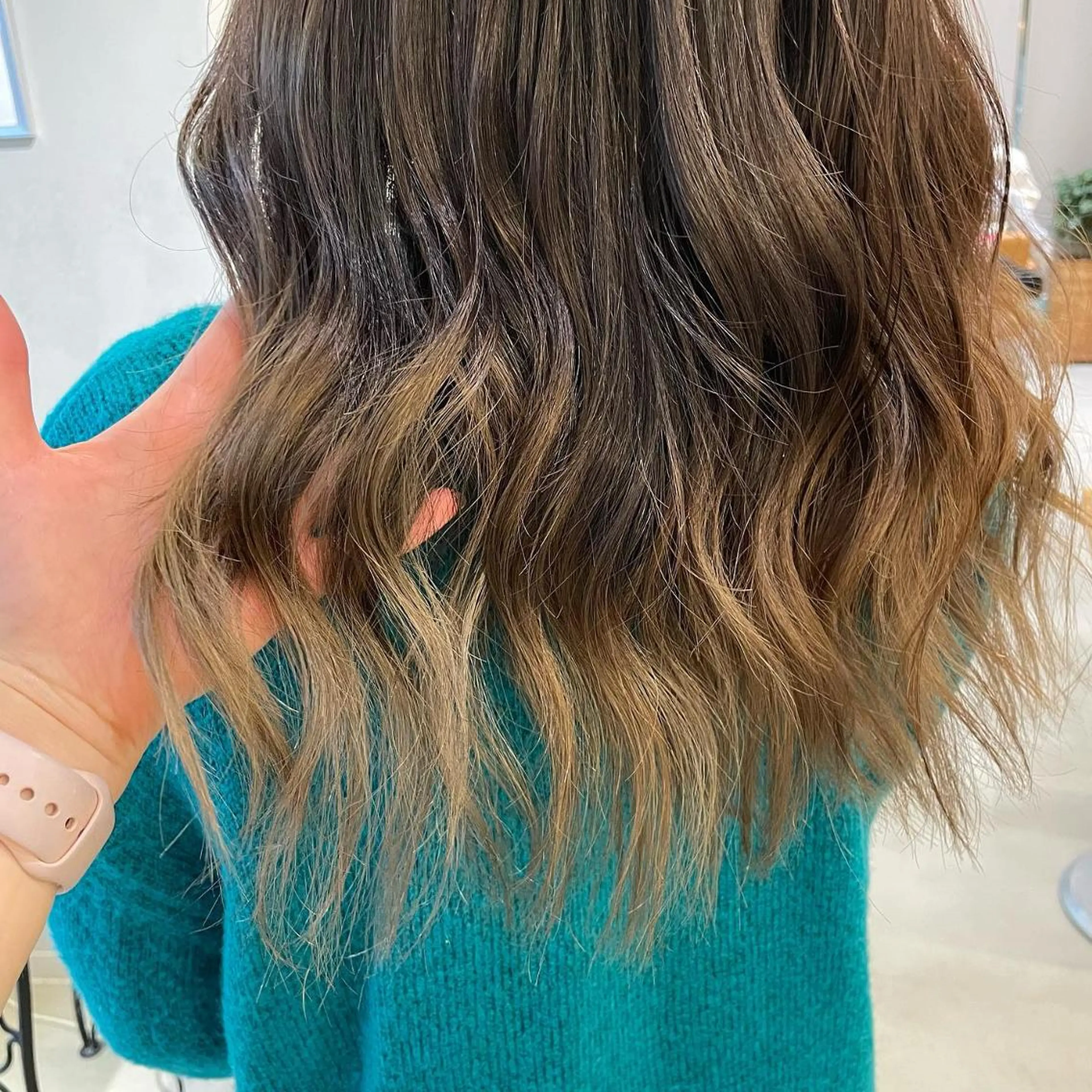 カラー ヘアアレンジ ブリーチ 透明感カラー ブリーチなしカラー 𝙢𝙞𝙮𝙪🎀 girly hairのヘアスタイル