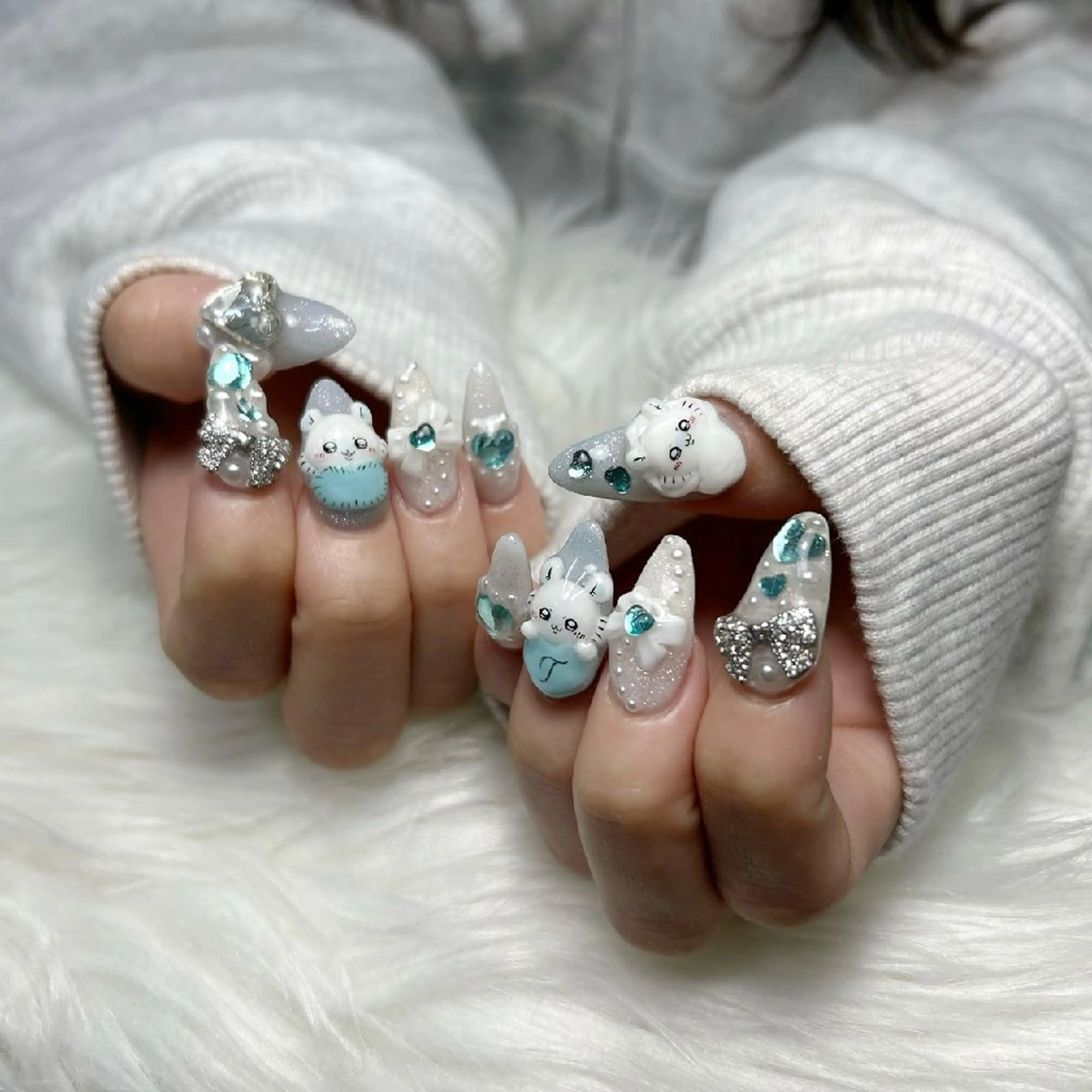 ネイル 持ち込み スカルプネイル ハンドネイル UM Nail Salonのネイルデザイン