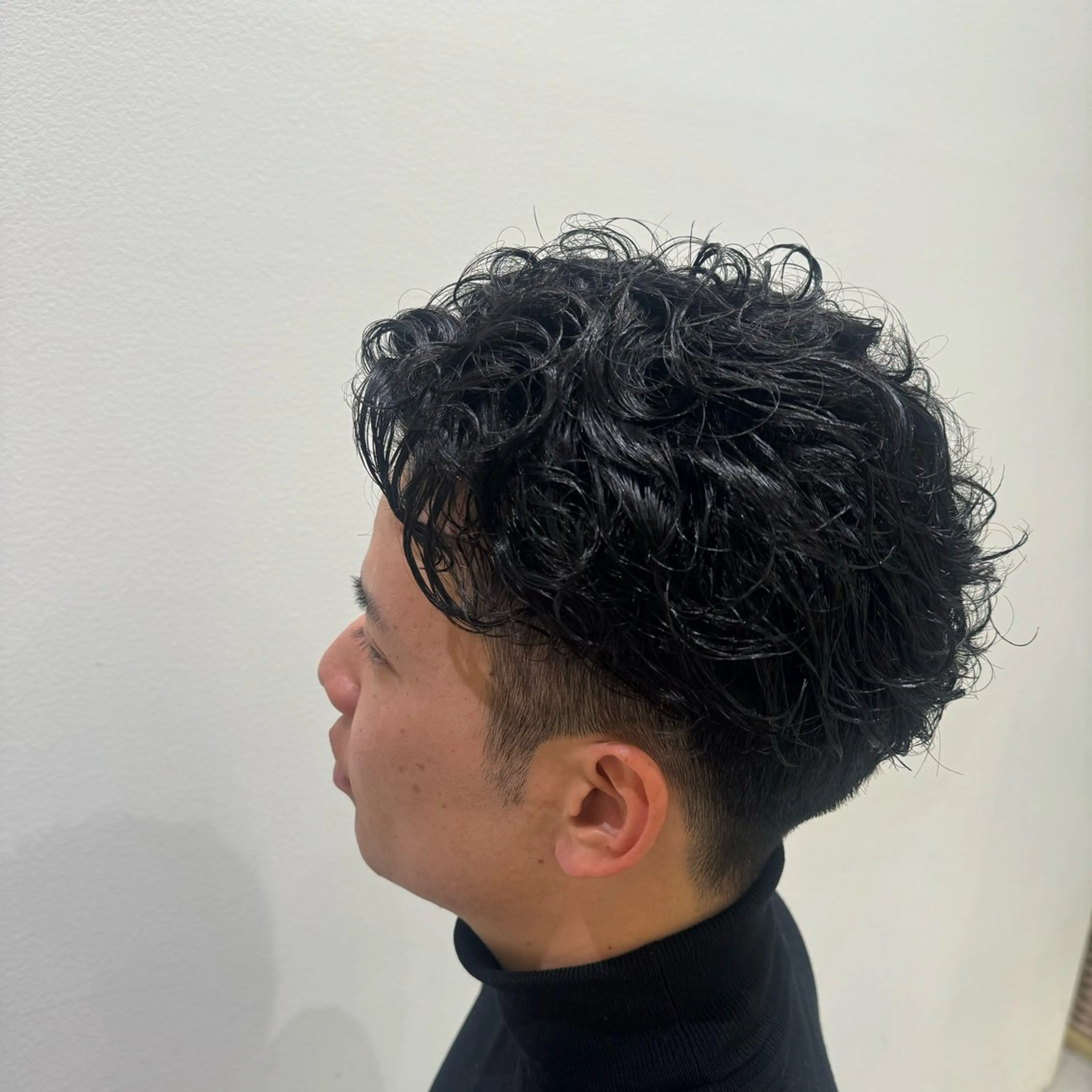 ショート メンズ パーマ パーマモデル募集🌈 森脇帆南のヘアスタイル