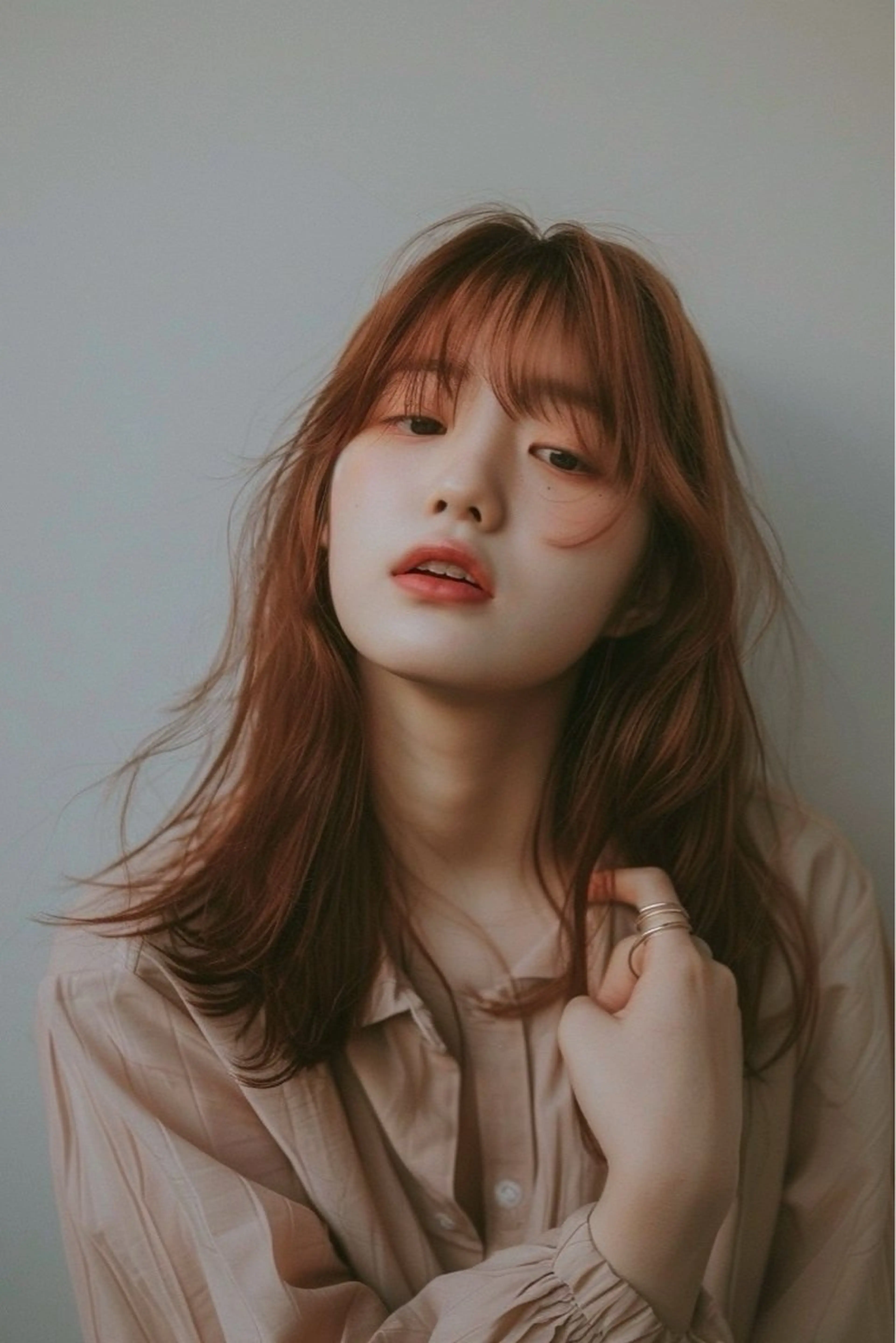 カラー 顔まわり/W カラー/リョウのヘアスタイル