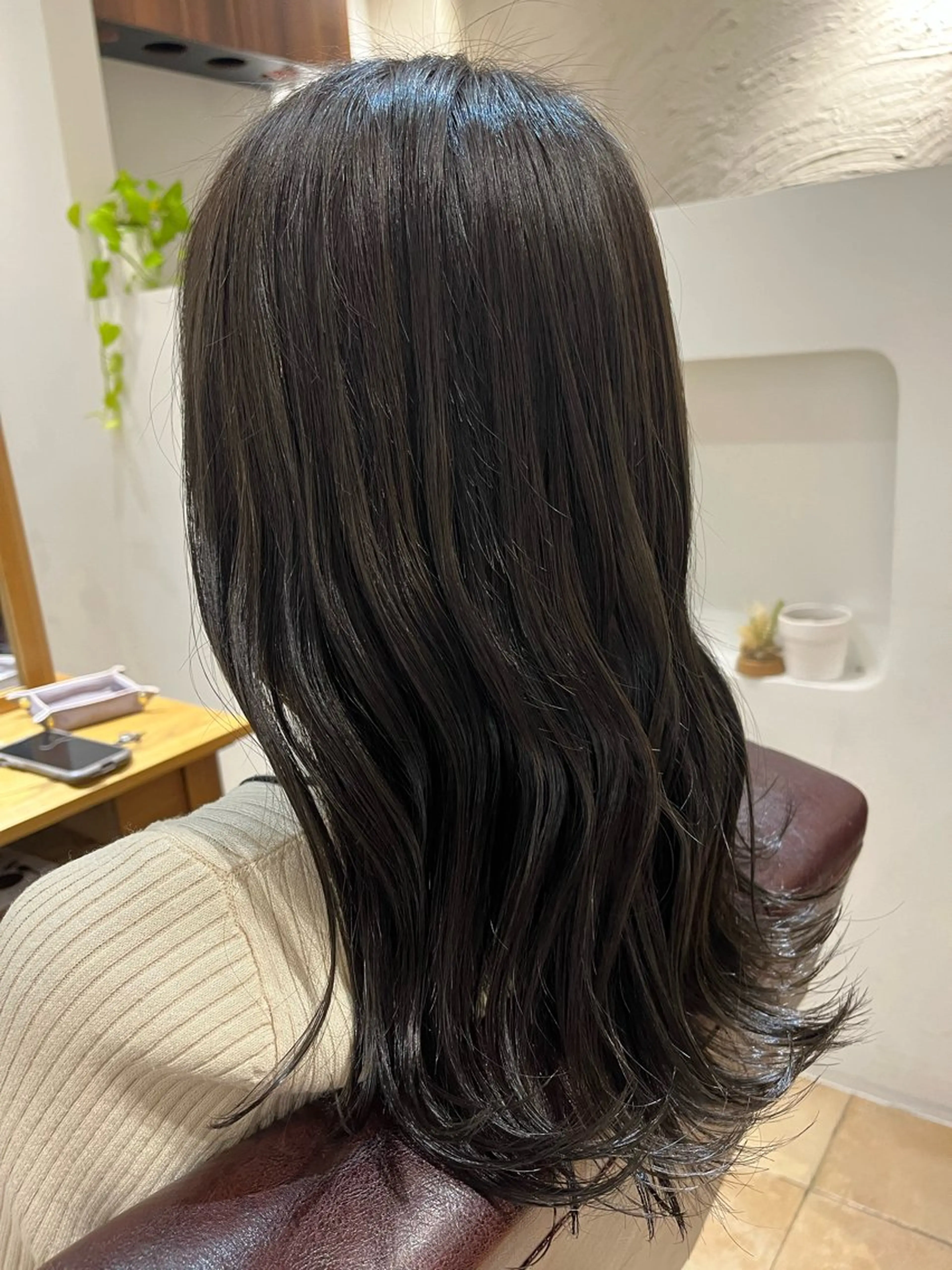 ミディアム カラー 透明感カラー グレージュ オリーブグレージュ オリーブグレー カット ヘアカラー トリートメント 🌈透明感カラー🌈 🌟吉田祐介🌟のヘアスタイル