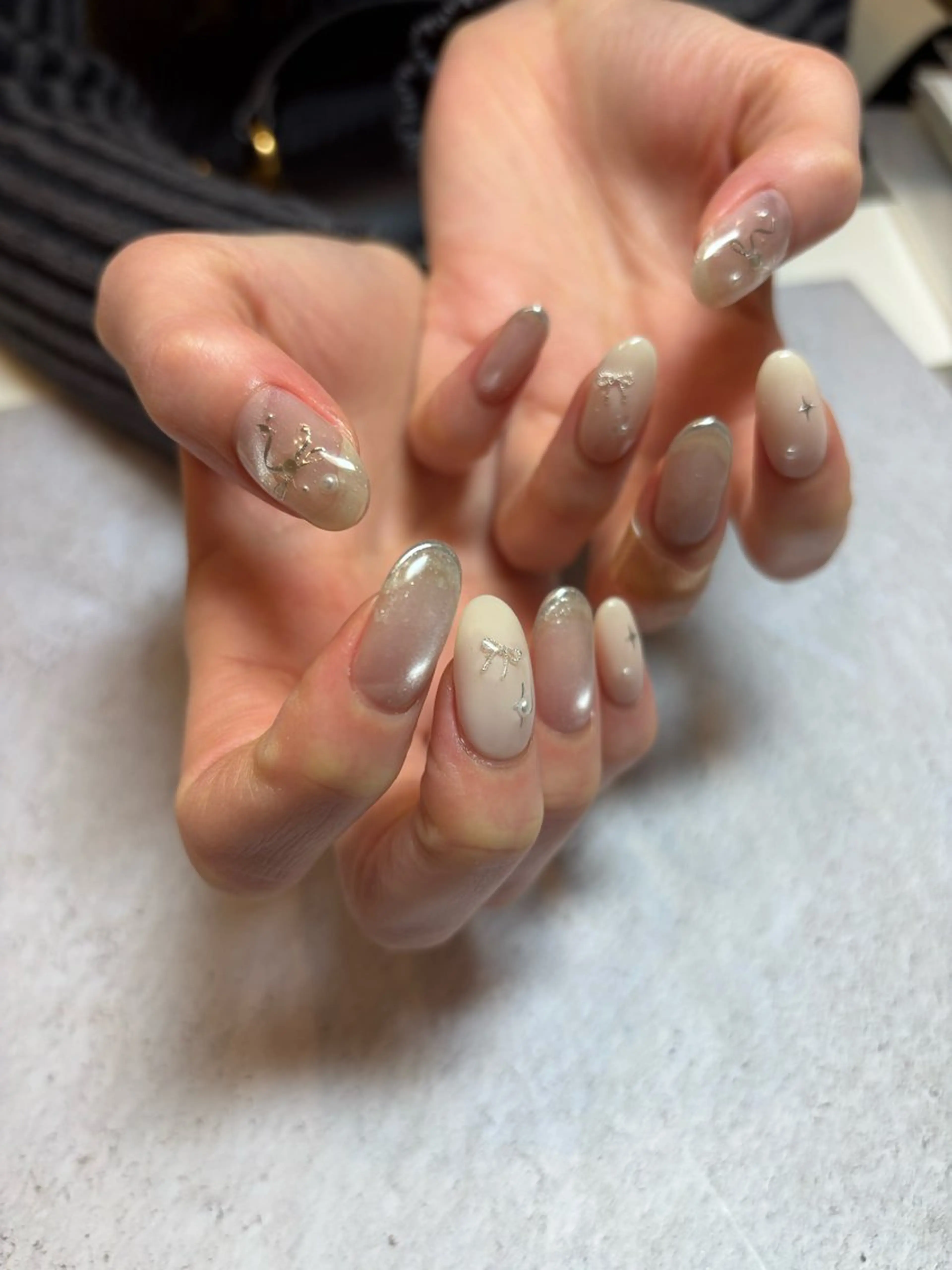 ネイル ハンドネイル 【LINON】 airiのネイルデザイン