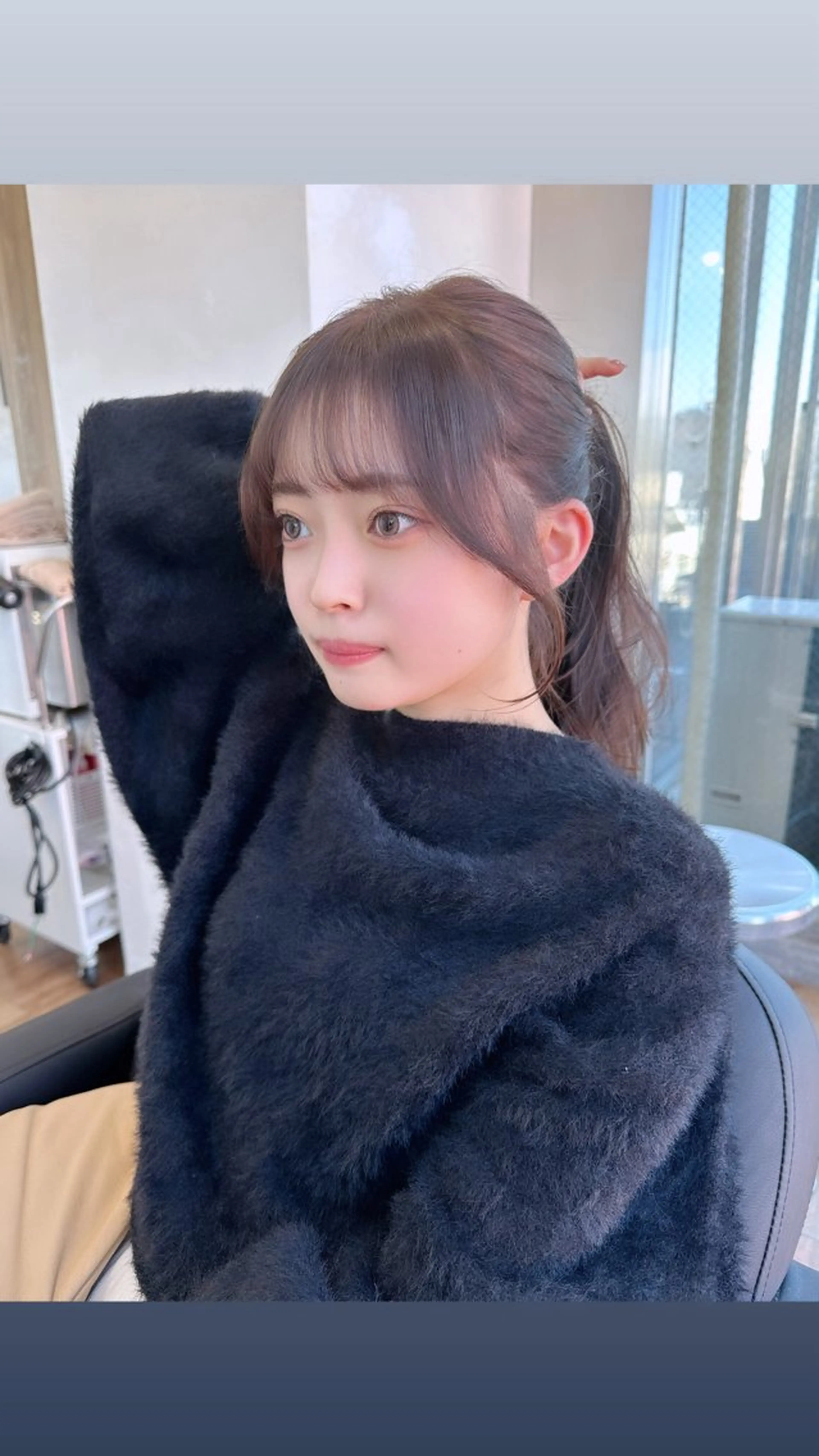 ロング カラー おくれ毛 レイヤー/顔周り 田山　穂波のヘアスタイル