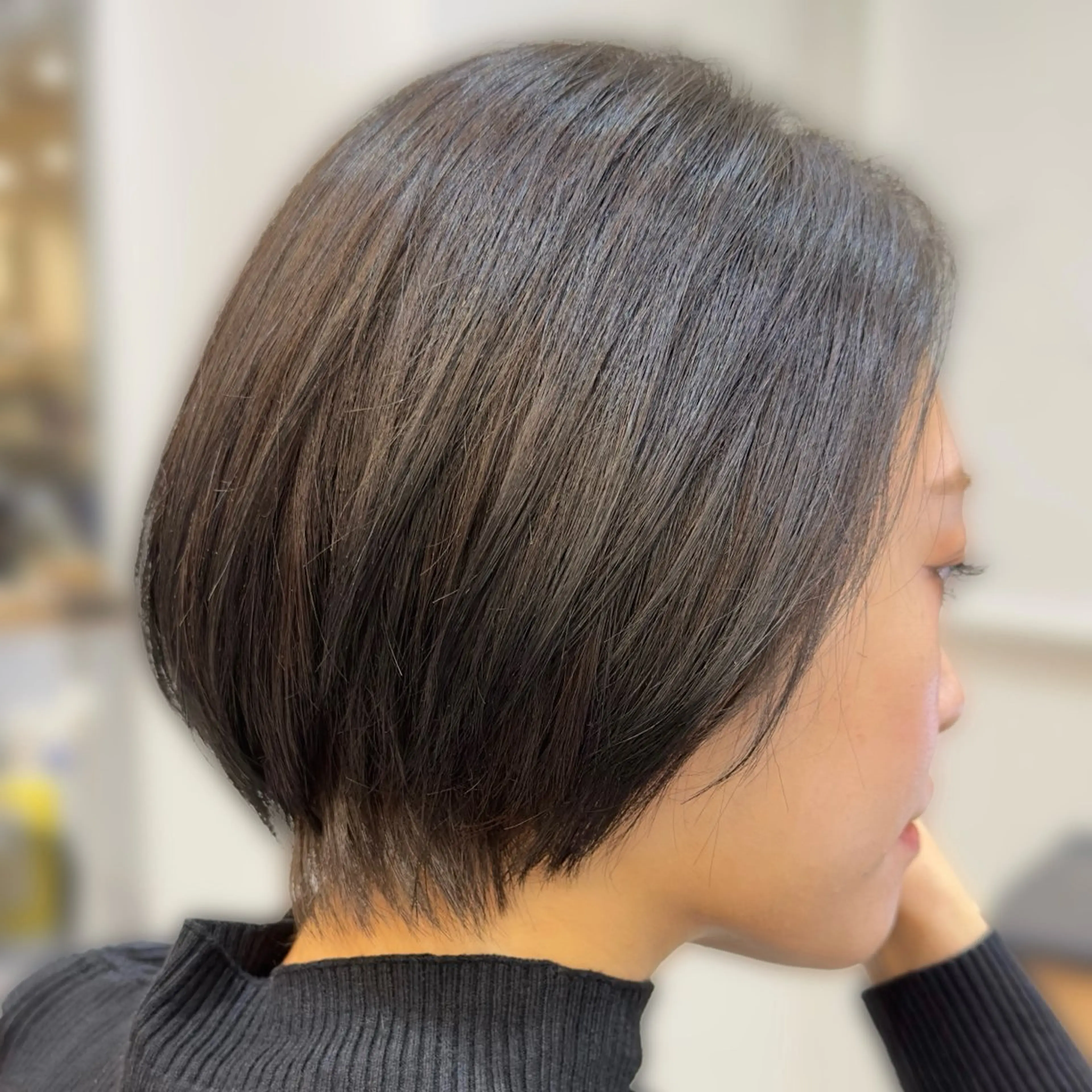 ショート カラー ハンサムショート ショートヘア レイヤー/グレージュ メンズパーマのヘアスタイル