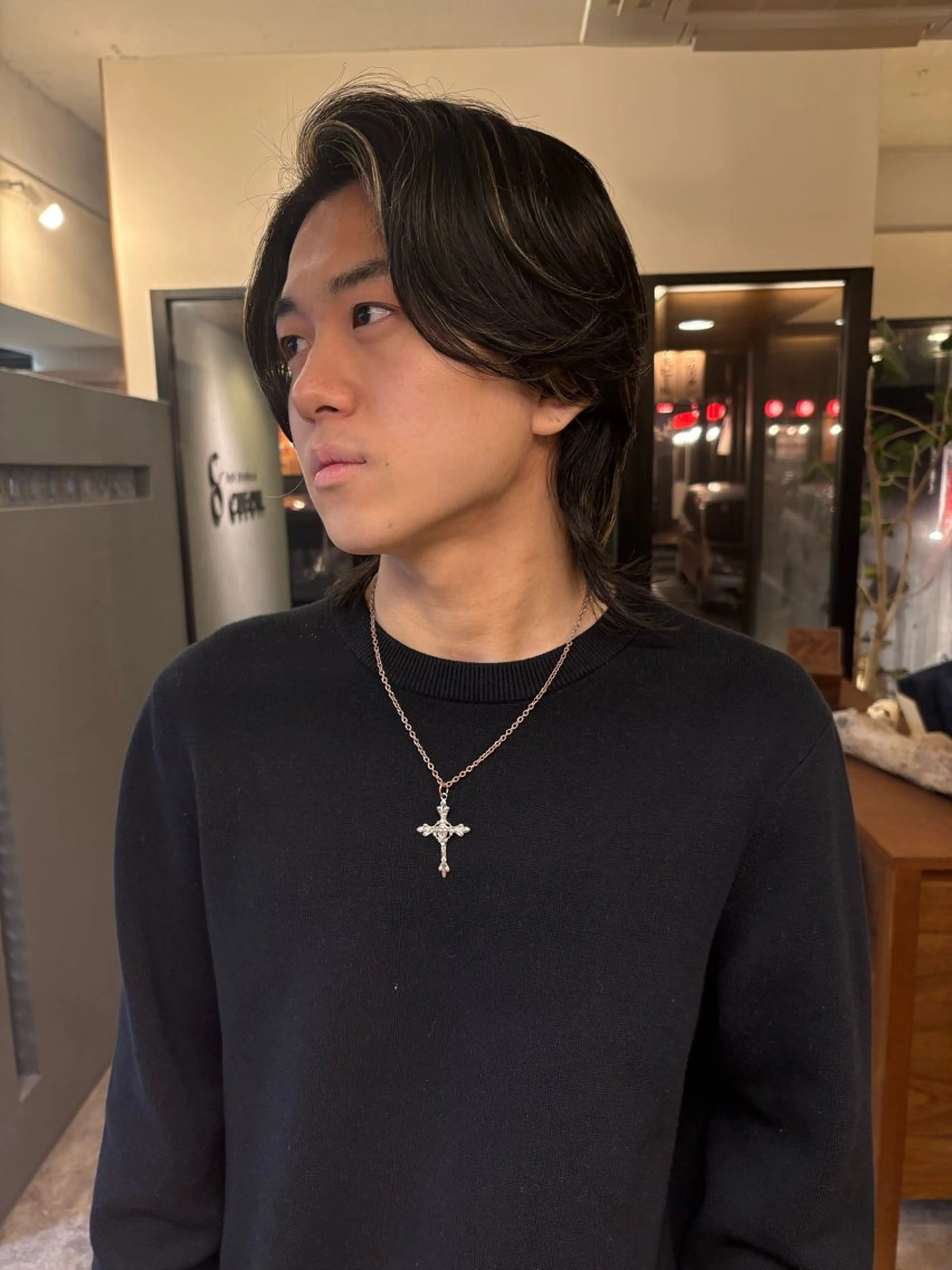 カラー メンズ メンズハイライト ハイライトカラー CUEON./栁沼 光希のヘアスタイル