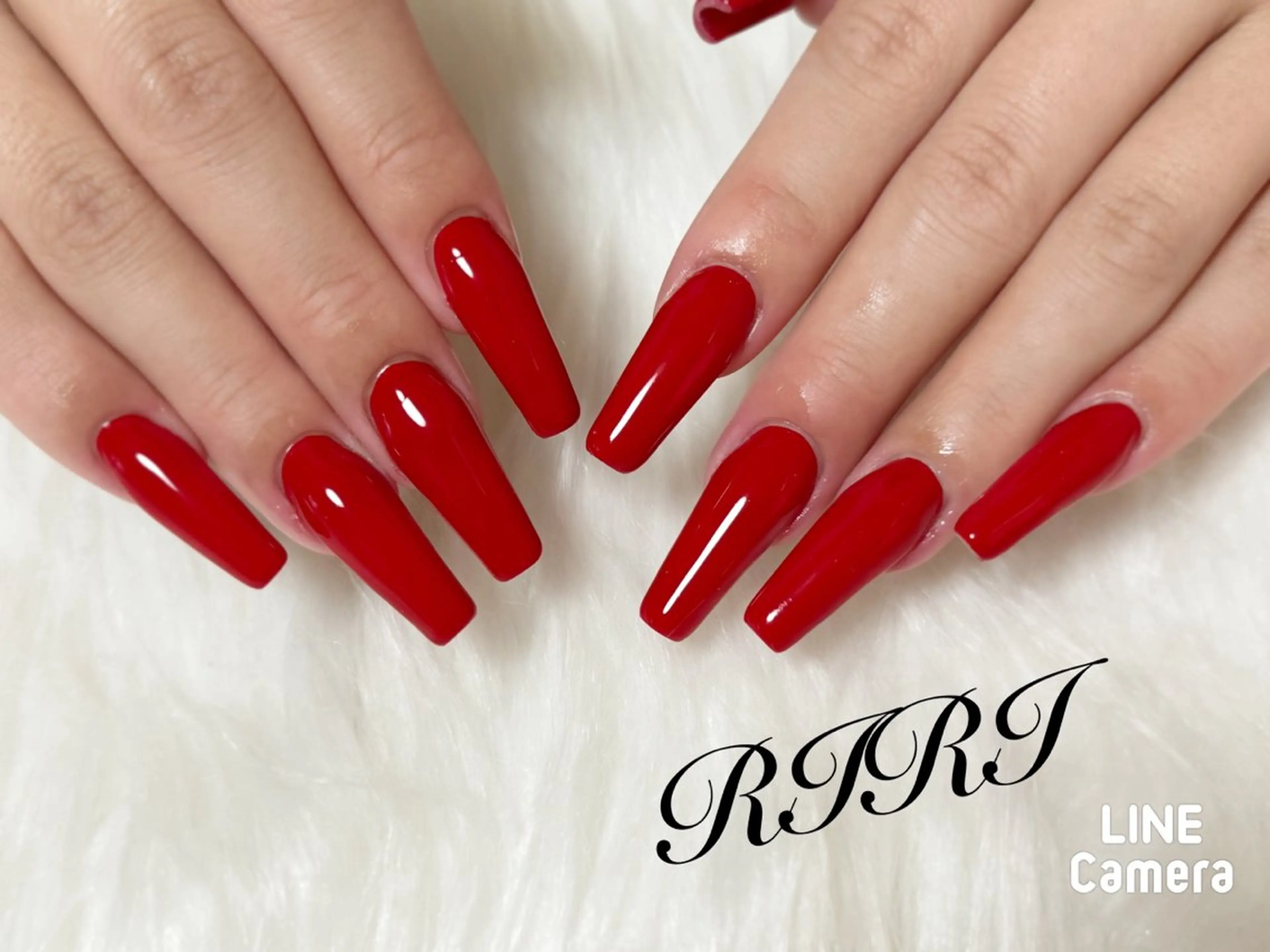 ネイル ボルドー ジェルネイル キラキラネイル 韓国ネイル ラメ(グリッター) riri オーナーのネイルデザイン