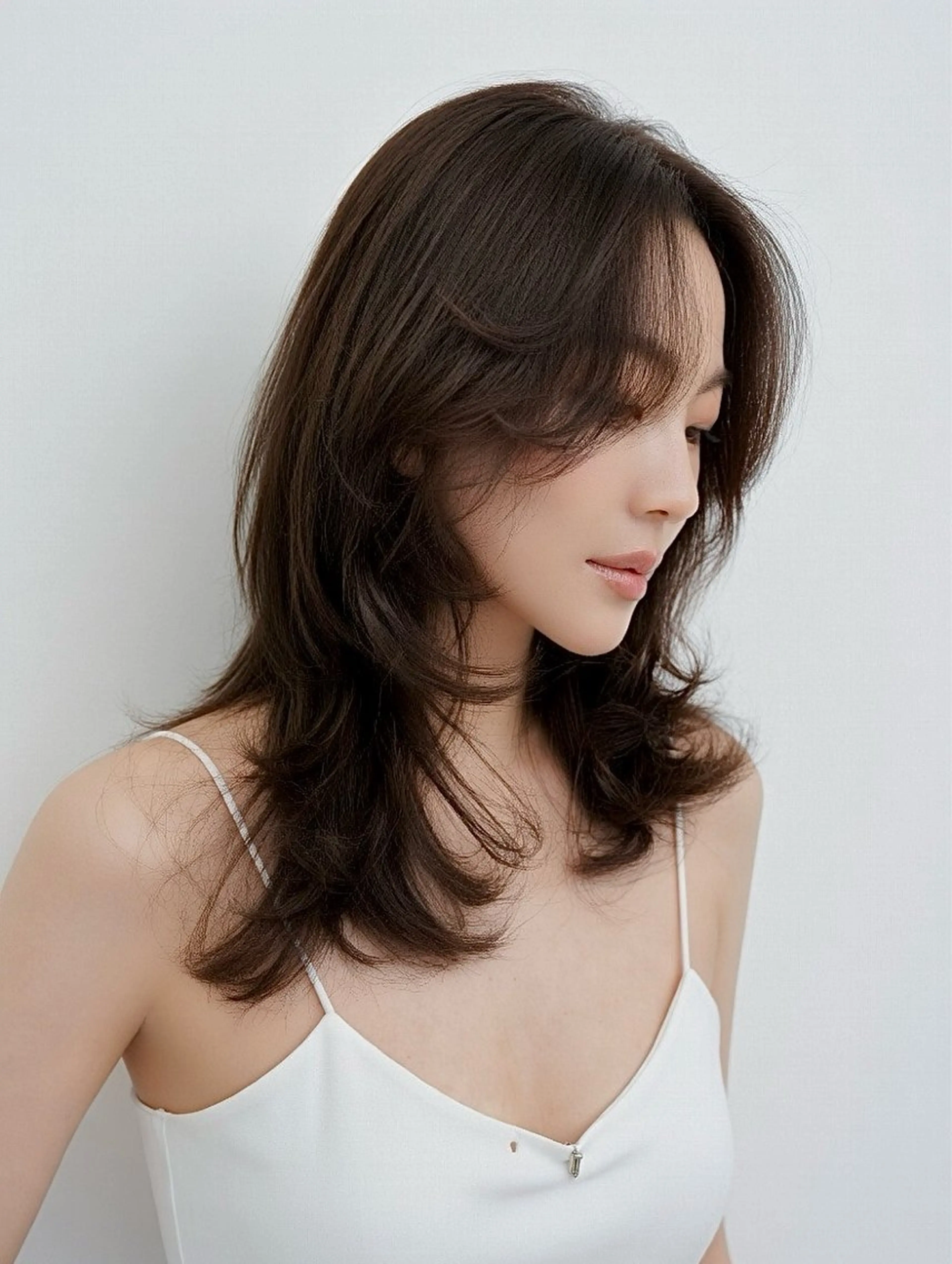 セミロング カラー カット ヘアカラー トリートメント 鈴木 一貴のヘアスタイル