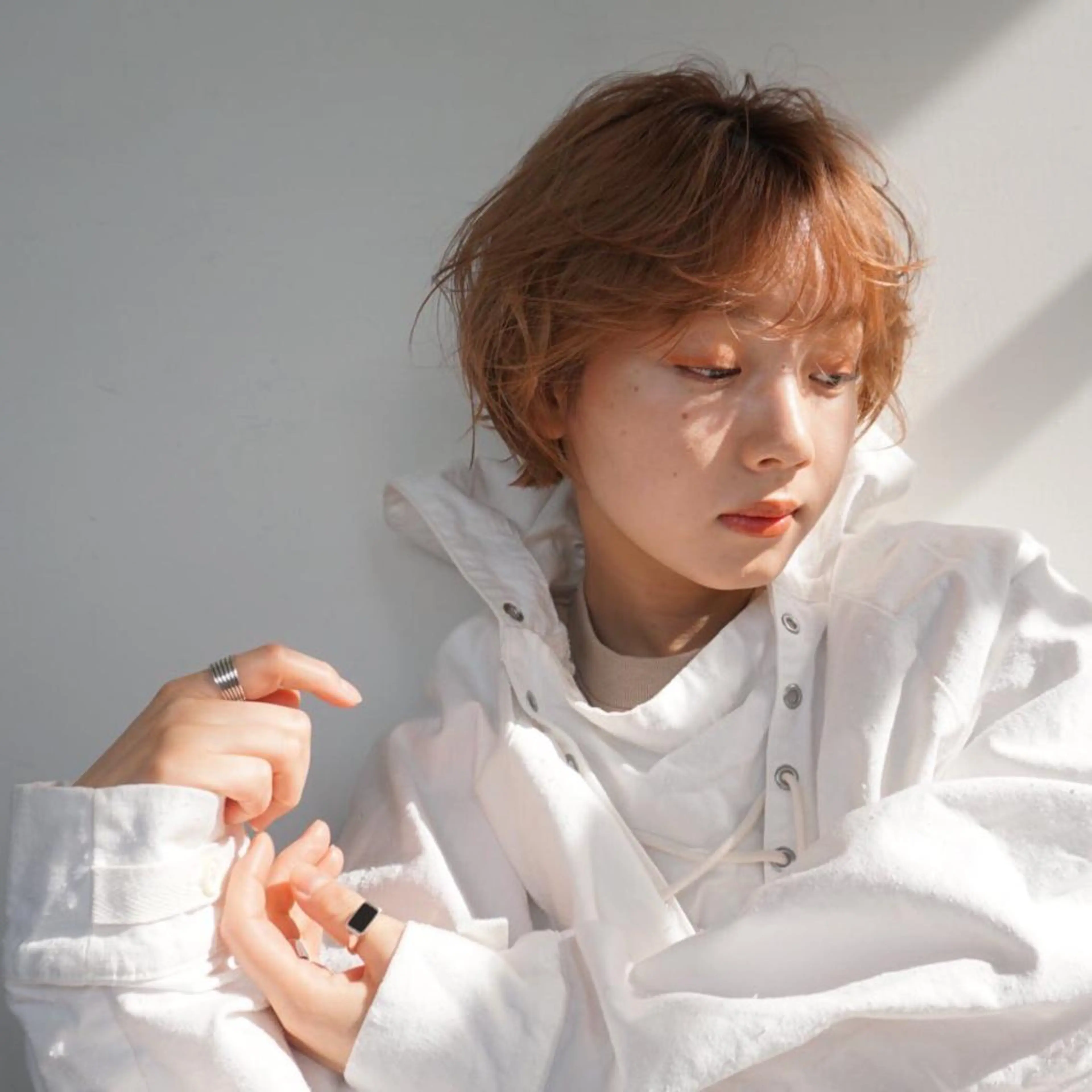 ショート パーマ ショートヘア ニュアンスヘア🌔 nanakoのヘアスタイル