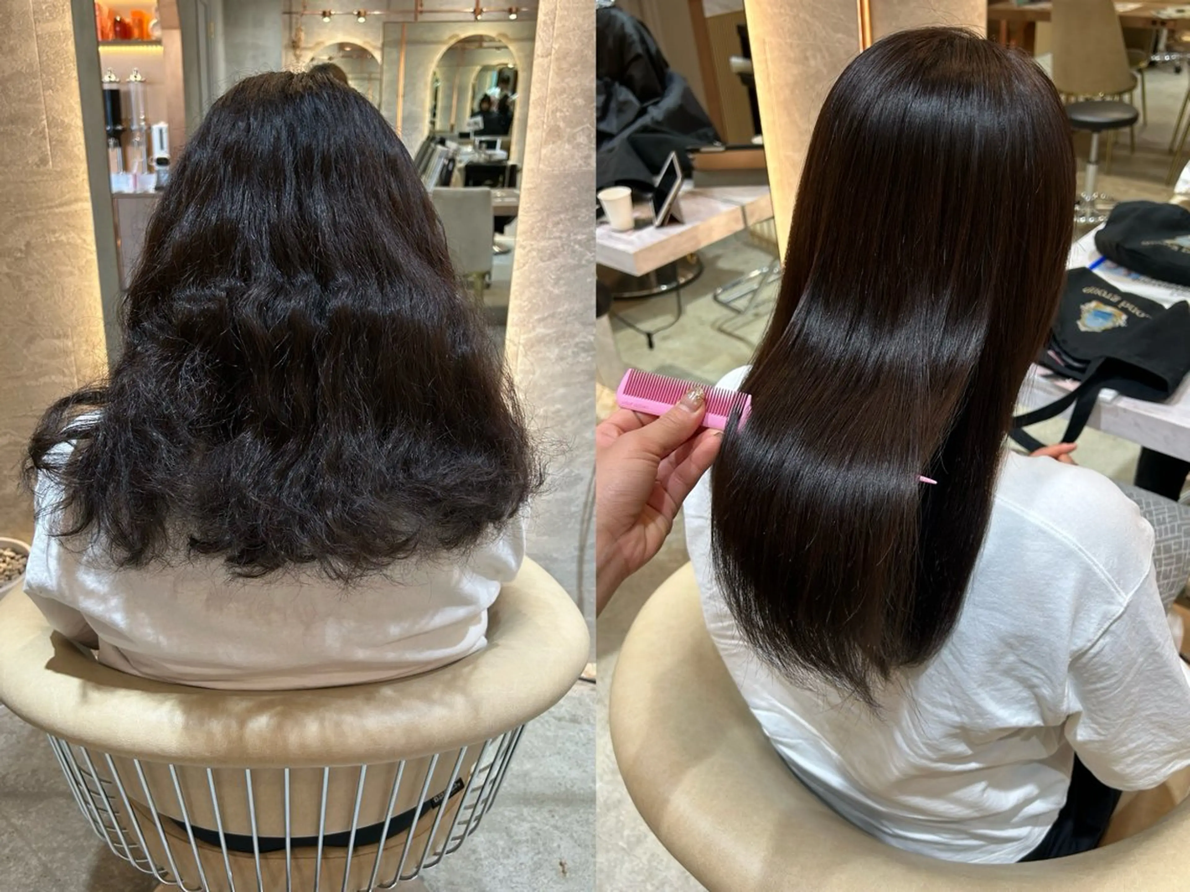 【⚜️3月限定⚜️】美髪縮毛矯正＋似合わせカット＋髪質改善3stepトリートメント🪞（しっかりダメージケアしたい方）の写真