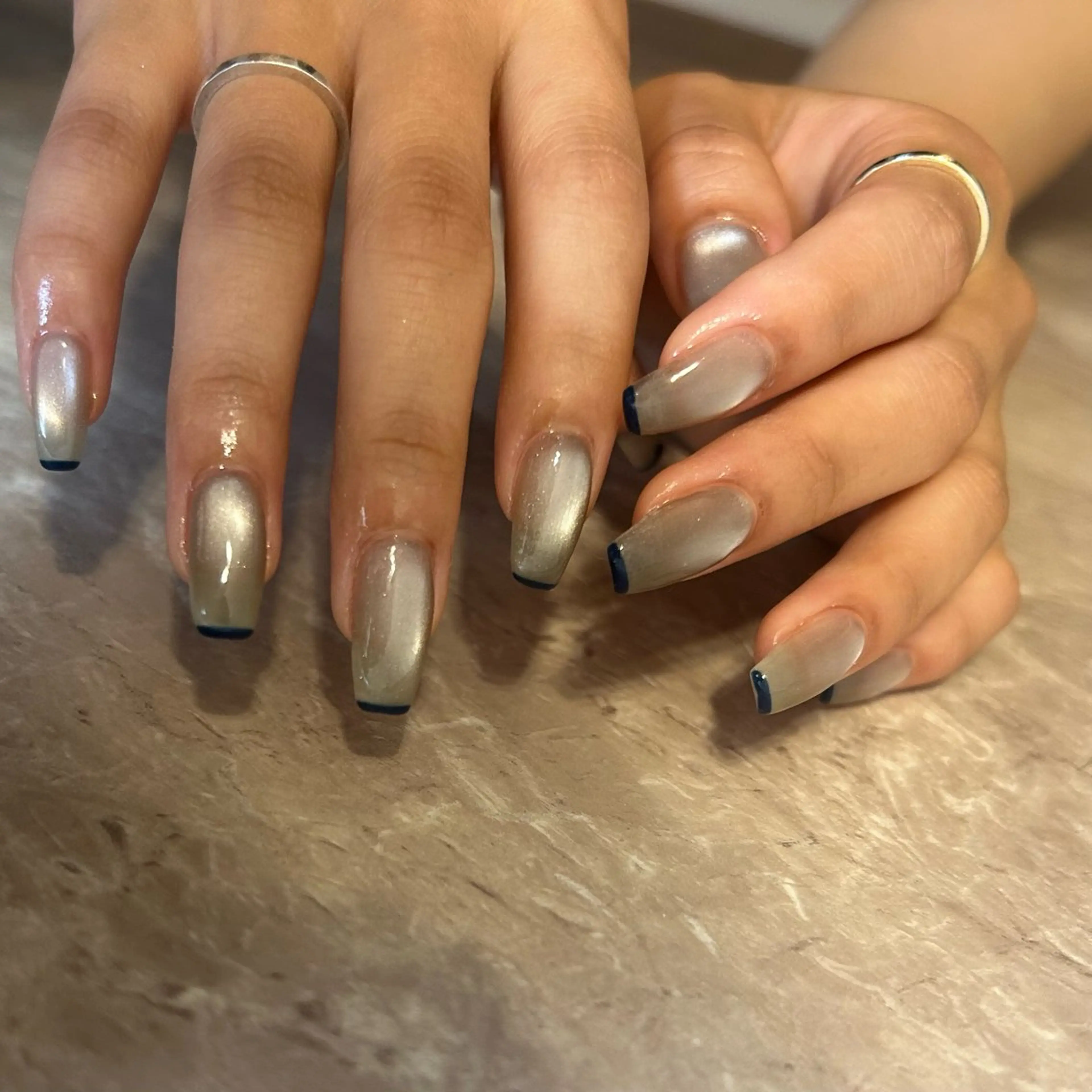 ネイル マグネットネイル ハンドネイル riri. nail salonのネイルデザイン