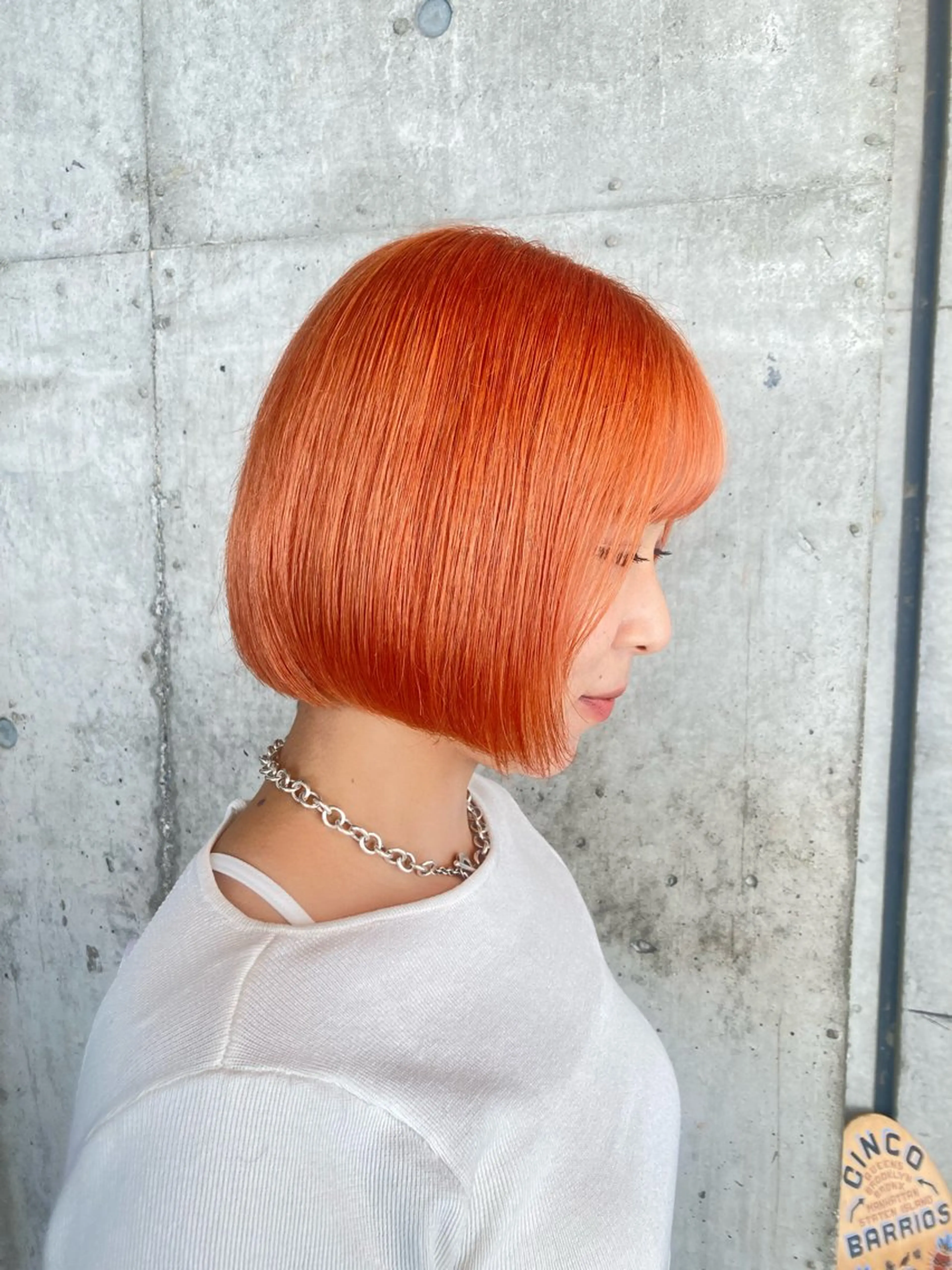 セミロング カラー 横浜美容室/暖色系 michika🌹のヘアスタイル