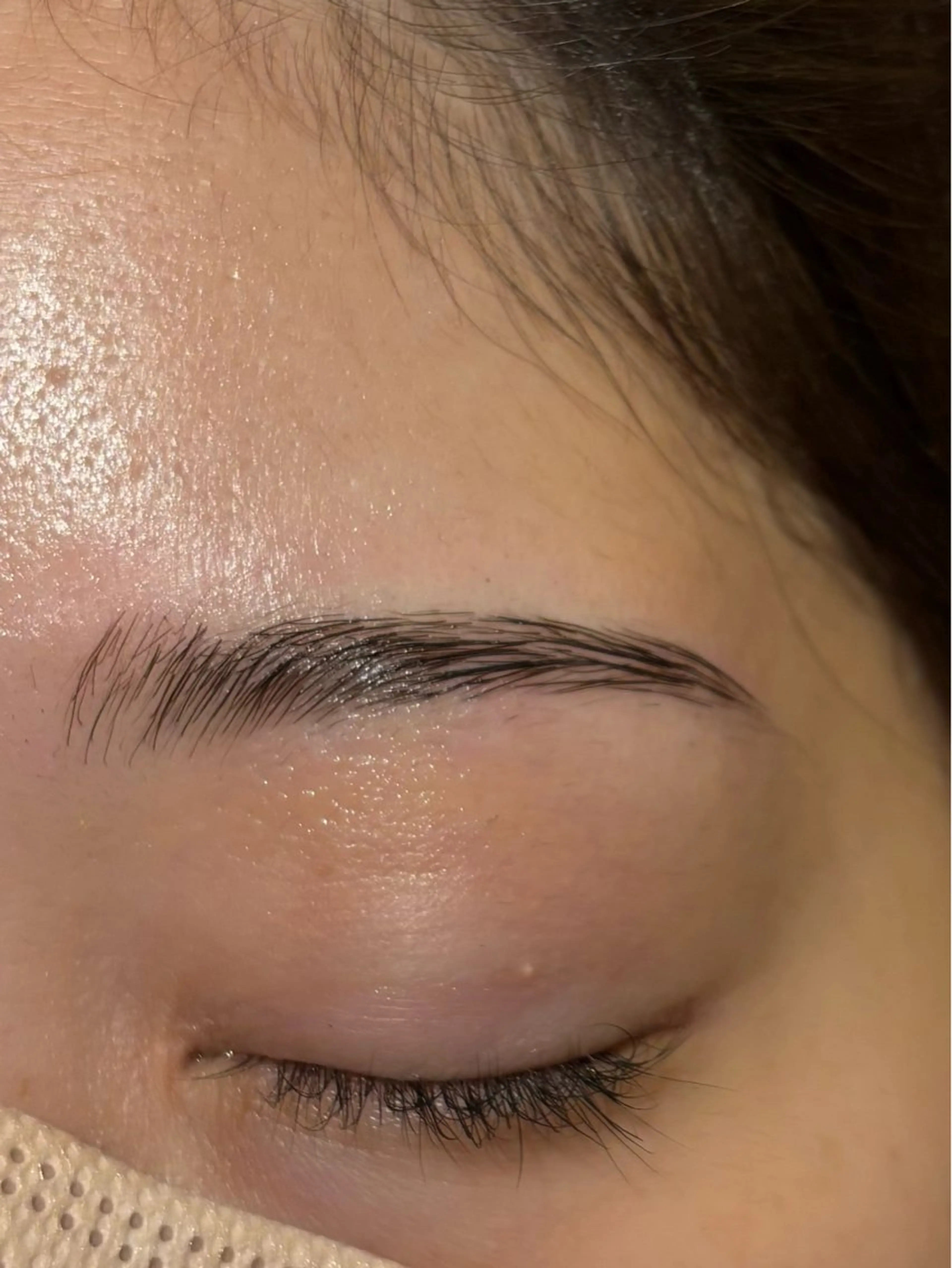 アイブロウ シールエクステ/まつ ぱ/レイヤー/はるかのマツエク・マツパデザイン