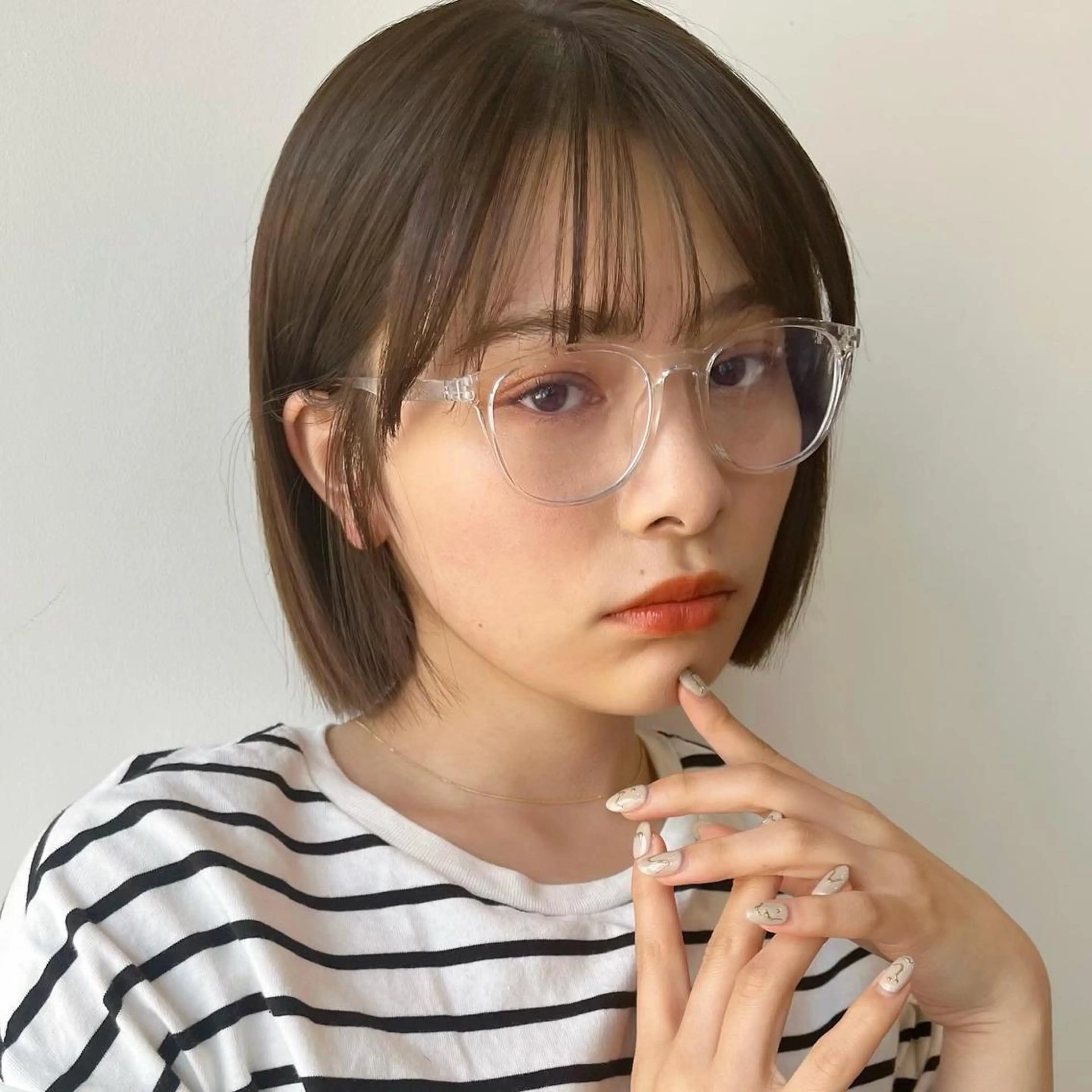 ショート カラー 🌱小顔ヘア/ボブ ミディアム/双葉🌱のヘアスタイル