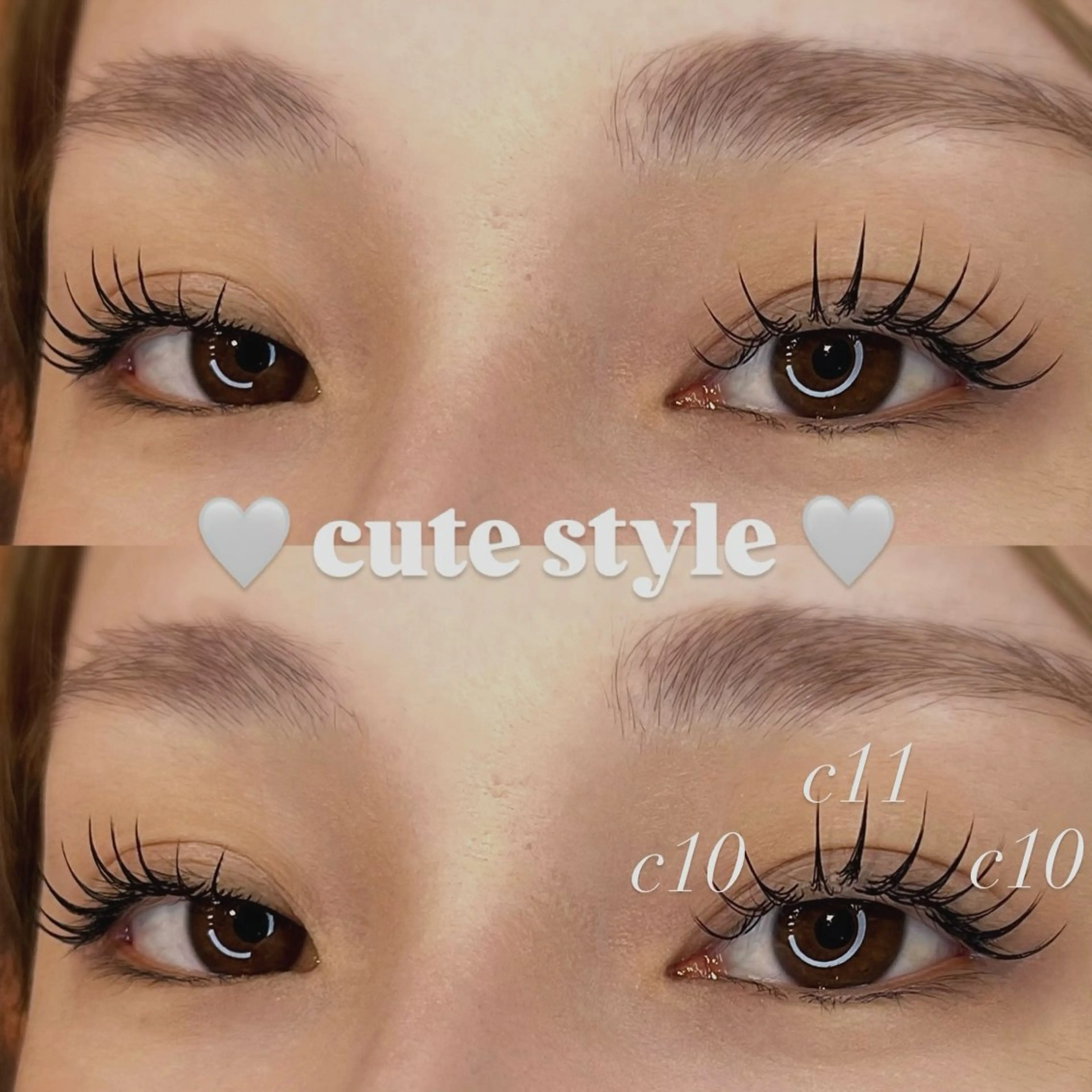 マツエク・マツパ マツエク MODEk's TESORO柿崎流依のマツエク・マツパデザイン