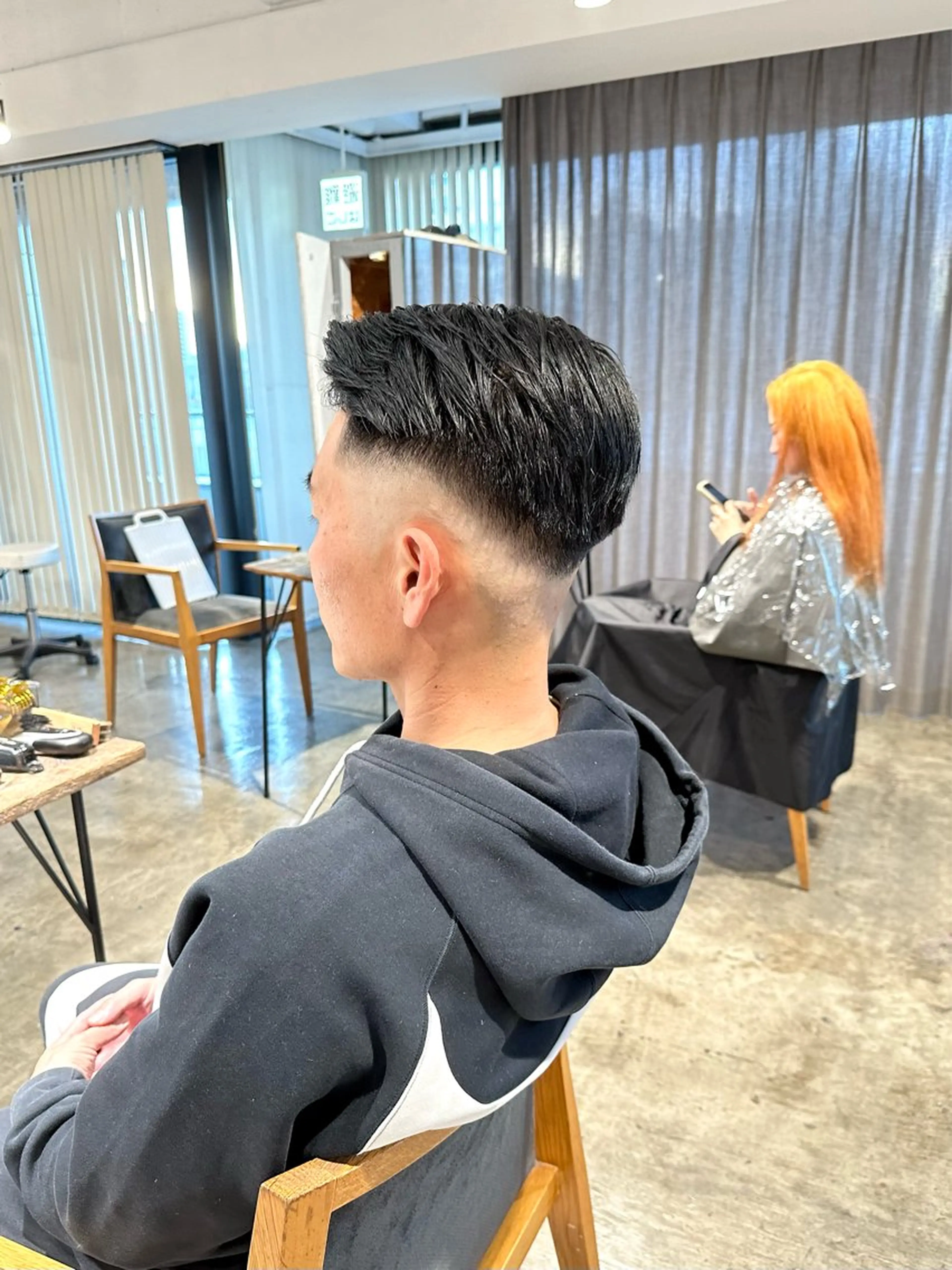 メンズ フェードカット メンズパーマ スキンフェード 刈り上げ カット 骨格補正施術/メンズ 専門美容師/YUYAのヘアスタイル