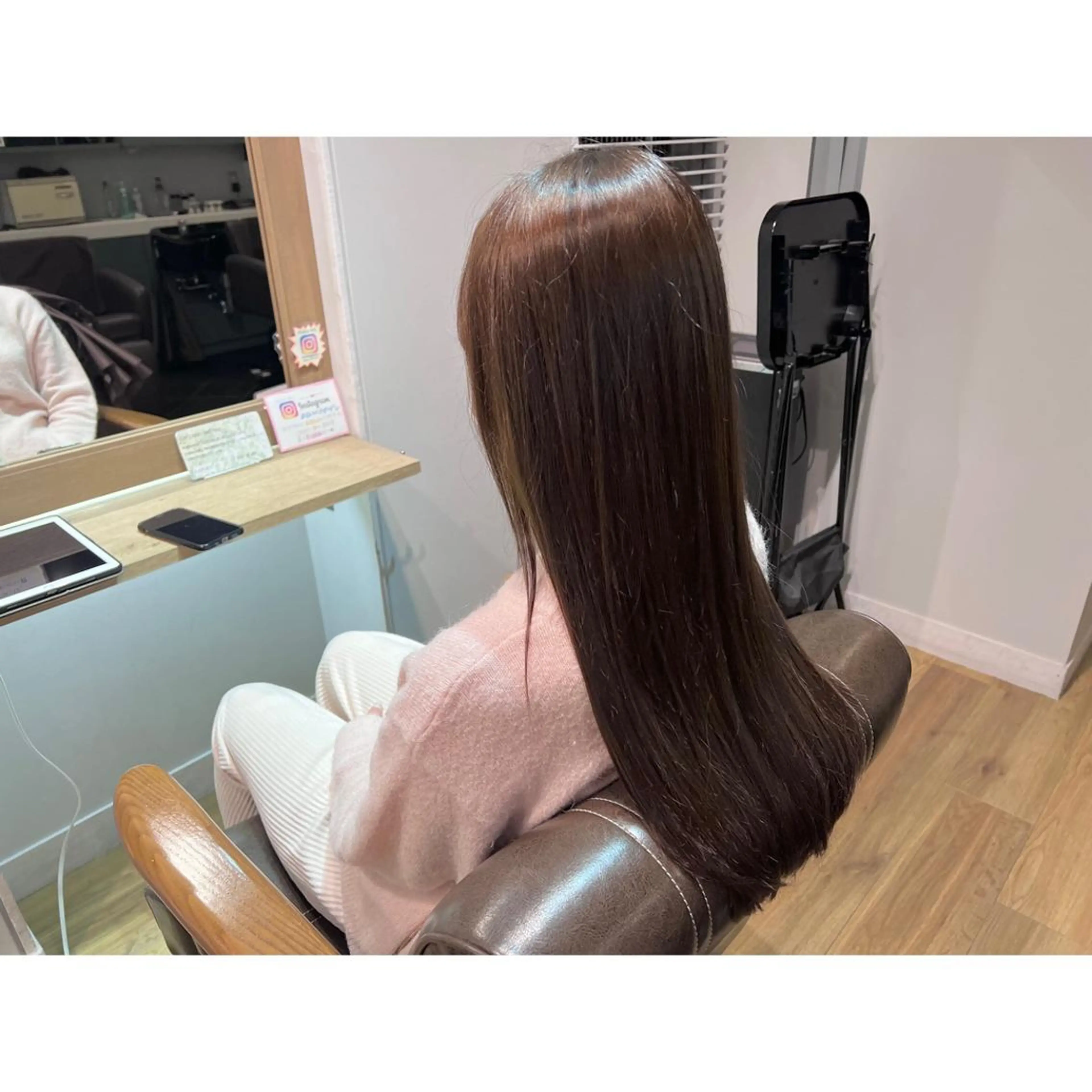 ロング カラー トリートメント ツキダテ ユイのヘアスタイル