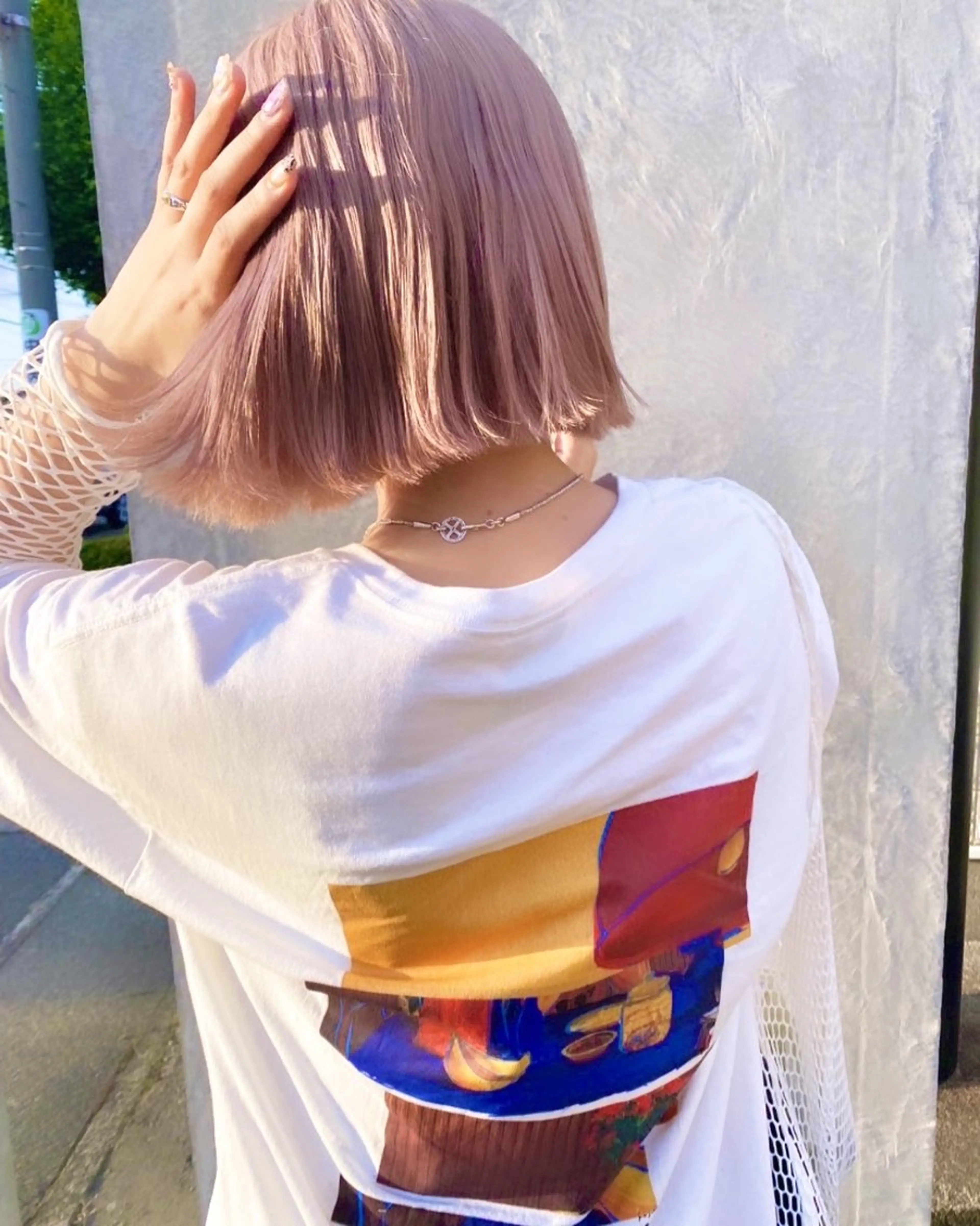 ミディアム カラー バレイヤージュ ベージュカラー ブリーチ ケアブリーチ ハイライトカラー ヘアカラー 艶カラー YOSHIMURAのヘアスタイル