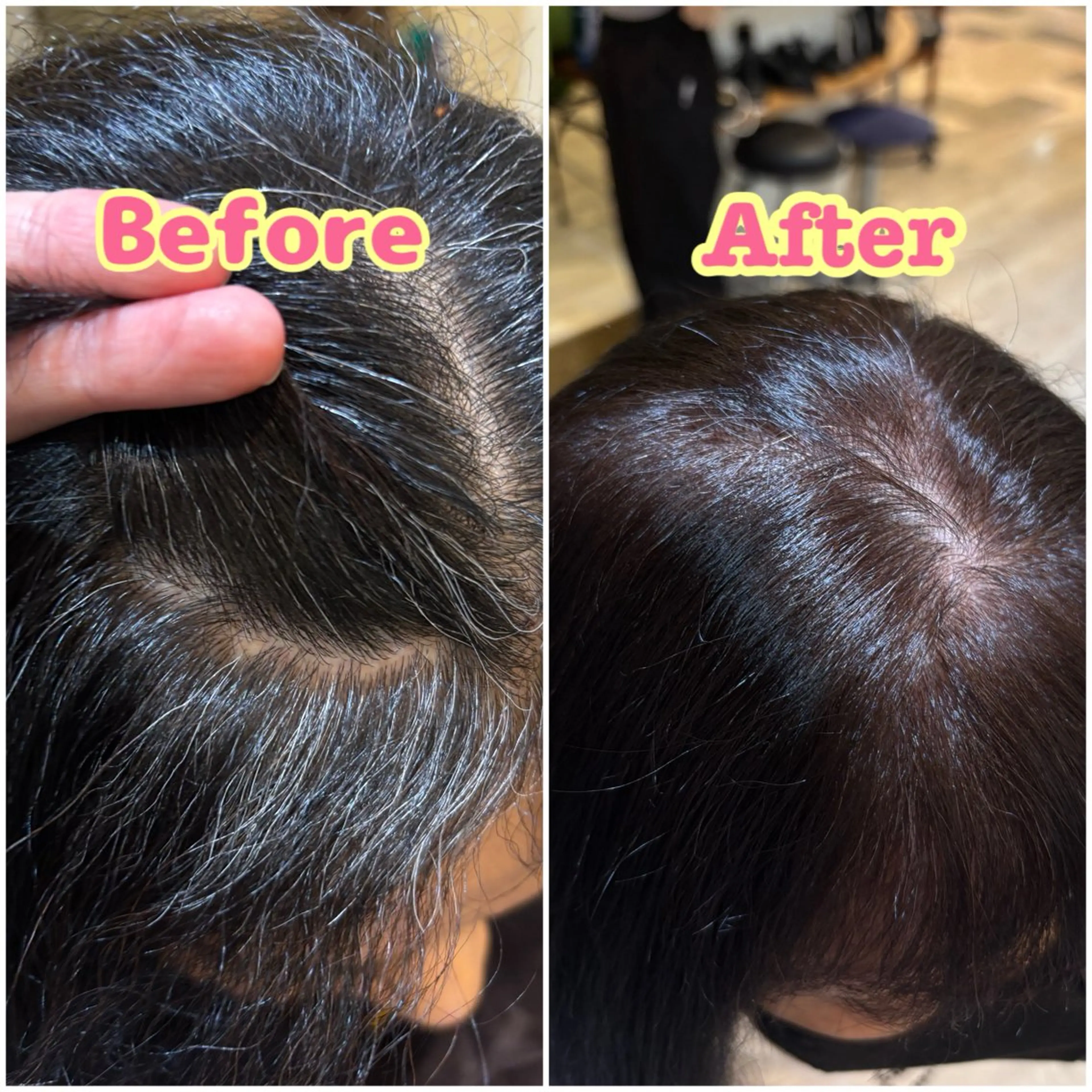 ミディアム カラー ハイライトカラー オーガニックカラー ハイライト ヘアカラー こいけ しゅんのヘアスタイル