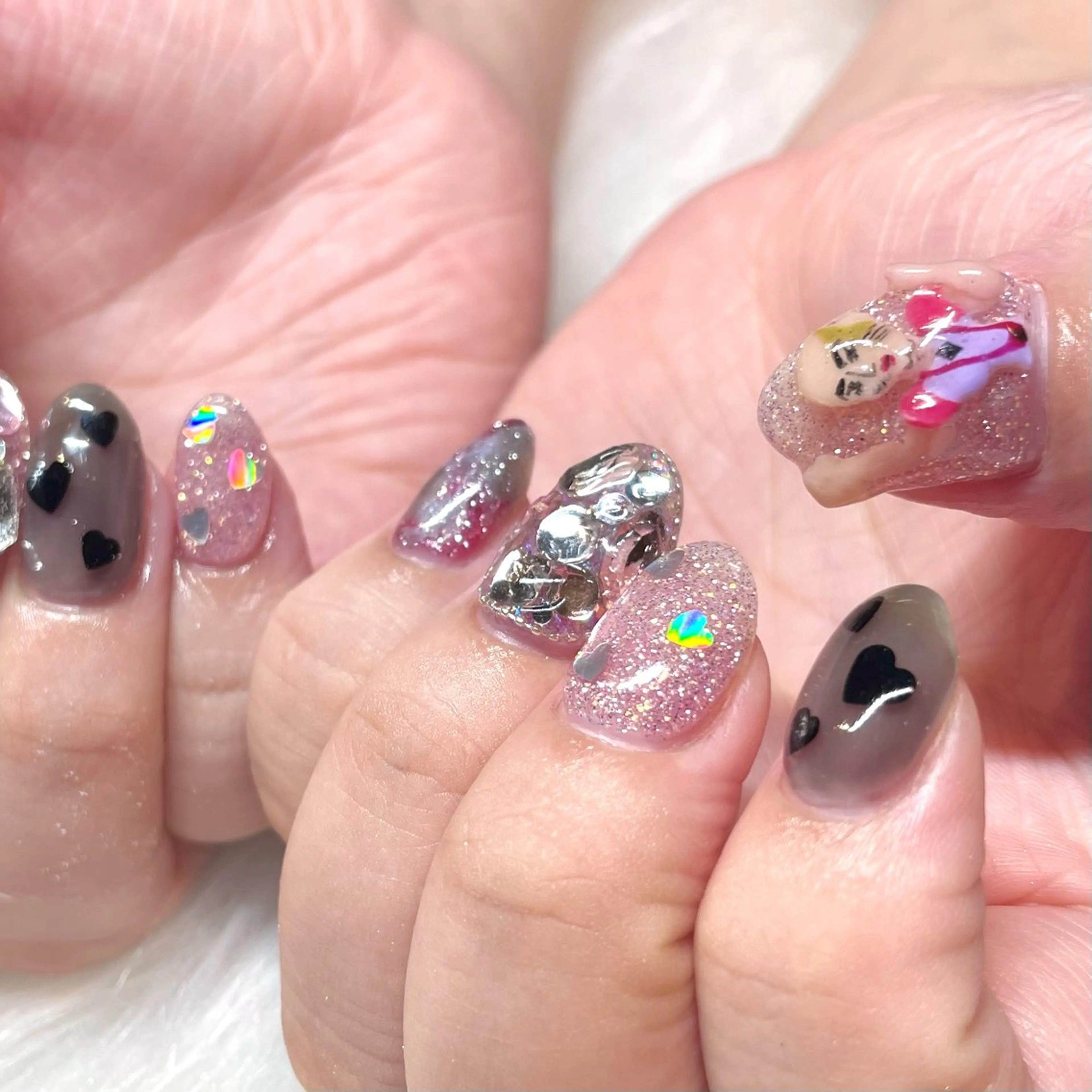 ネイル ハンドネイル Nail ヌシん家 AKANEのネイルデザイン