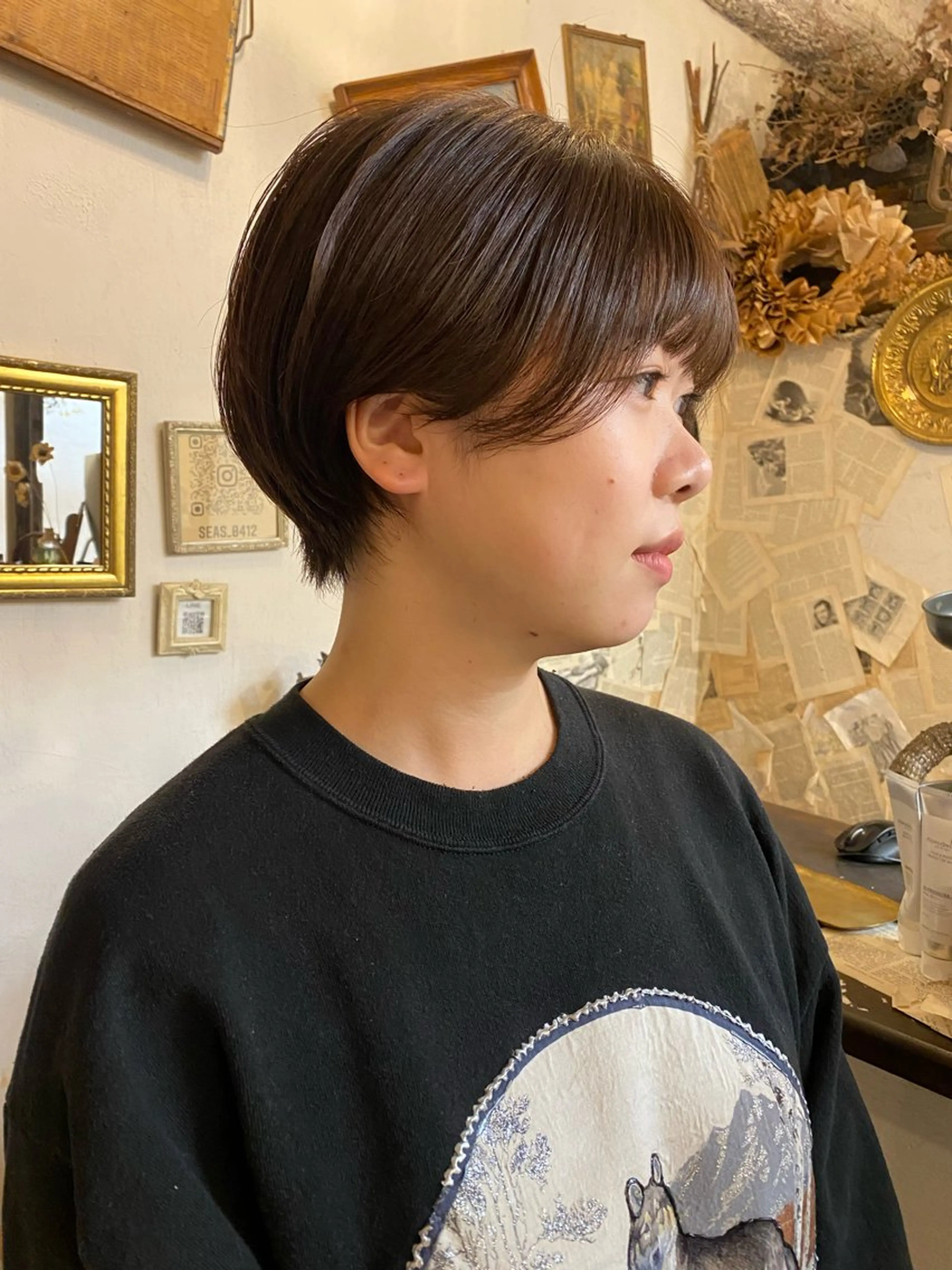 ショート ヒラカホ/ ブリーチ/似合わせのヘアスタイル