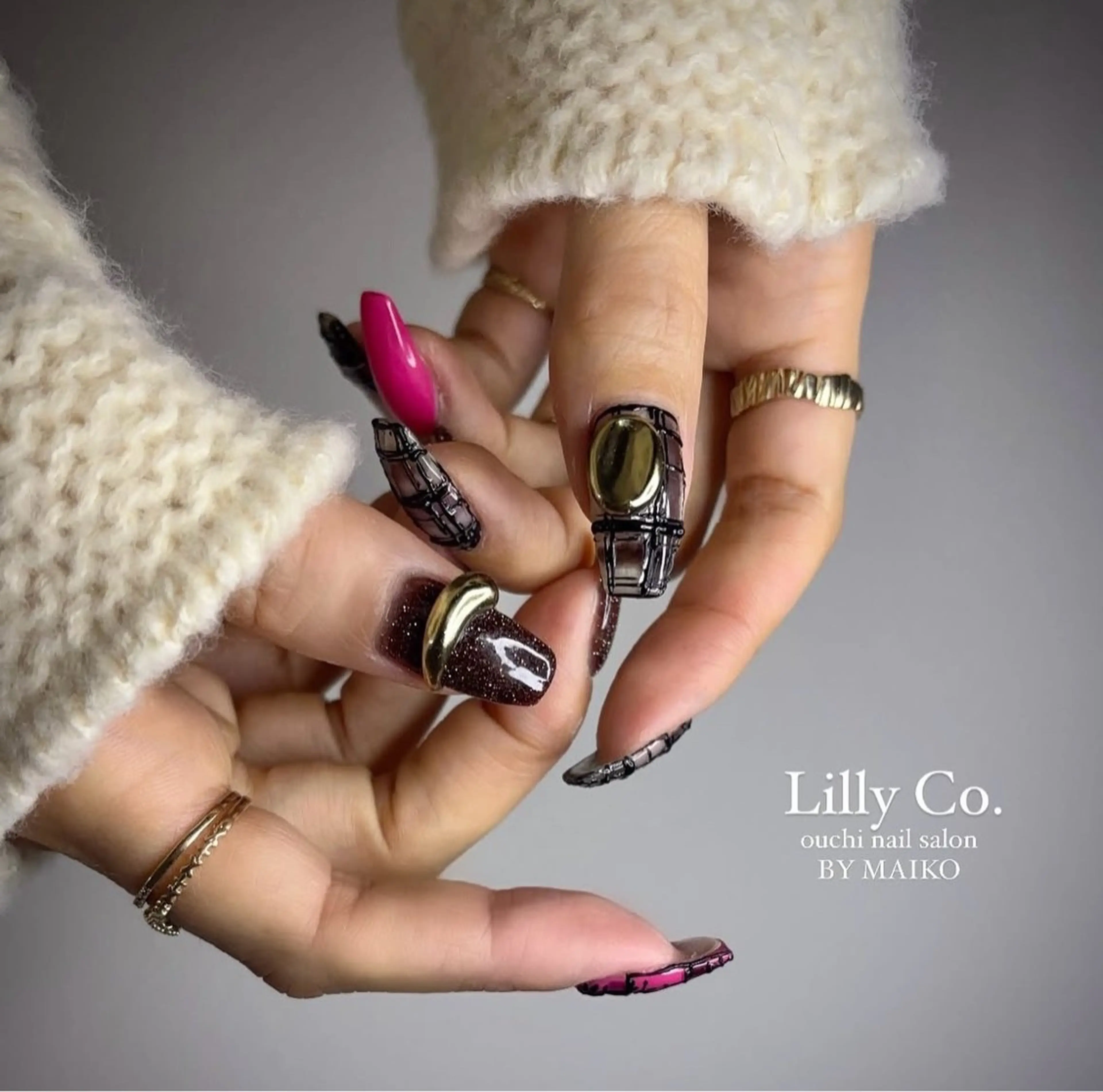 ネイル ハンドネイル ハンドケア Lilly Co.のネイルデザイン
