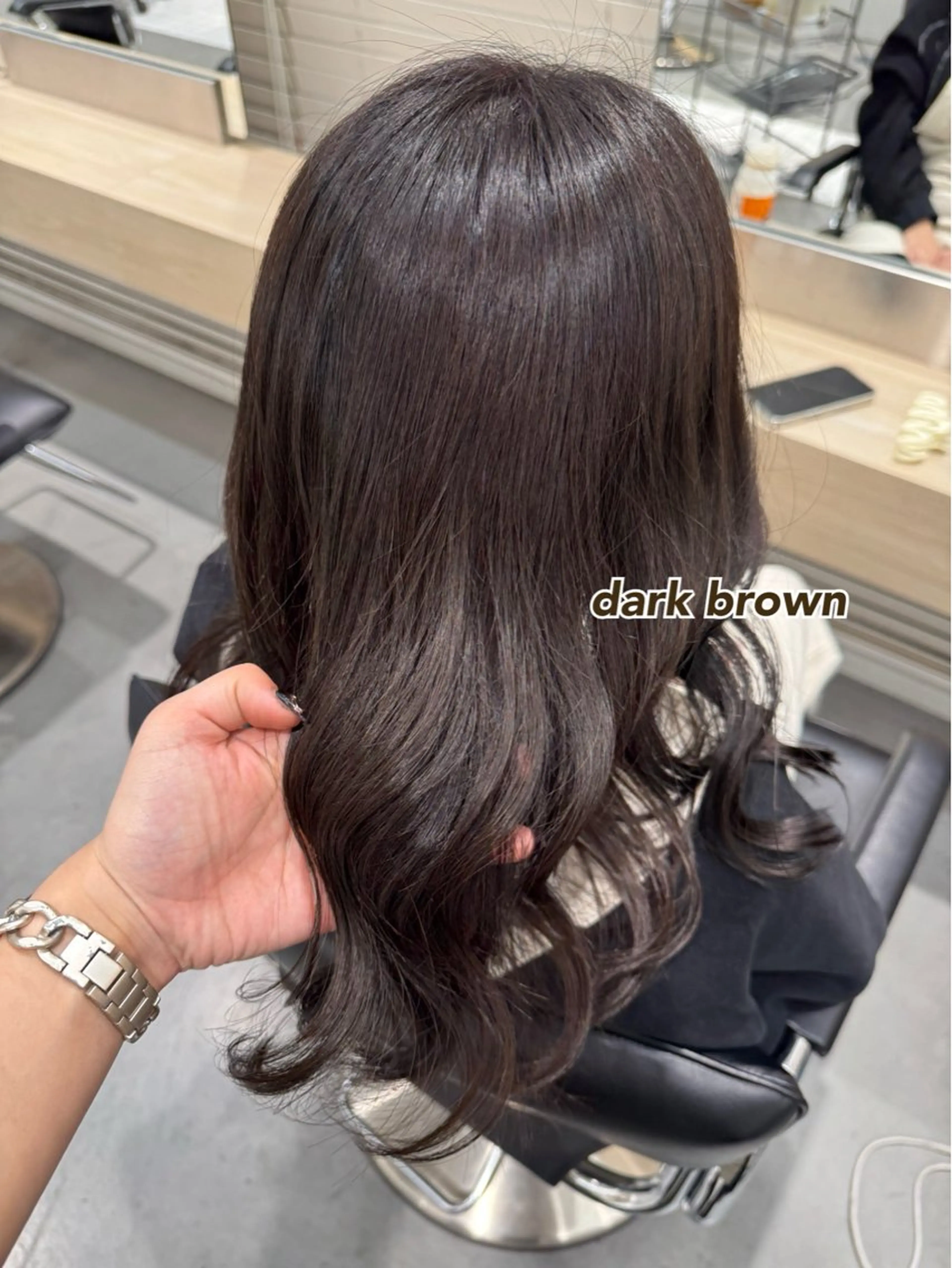 ミディアム ヘアカラー ナカバチ ユイ🌼 Rizm greenのヘアスタイル