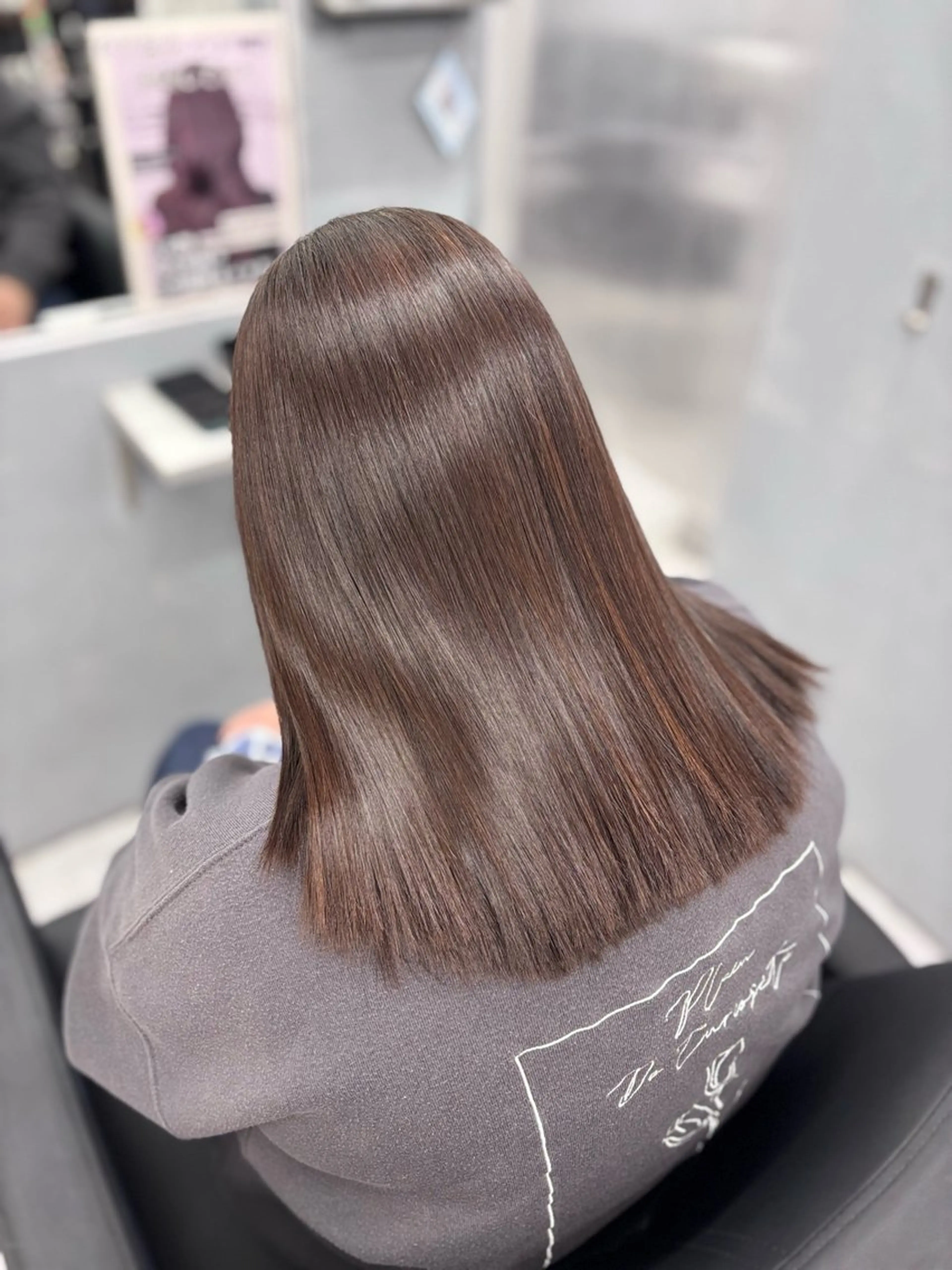 セミロング カラー ベージュカラー ピンクカラー ピンクベージュ 🩷🎀モデル募集 きらら🎀🩷のヘアスタイル