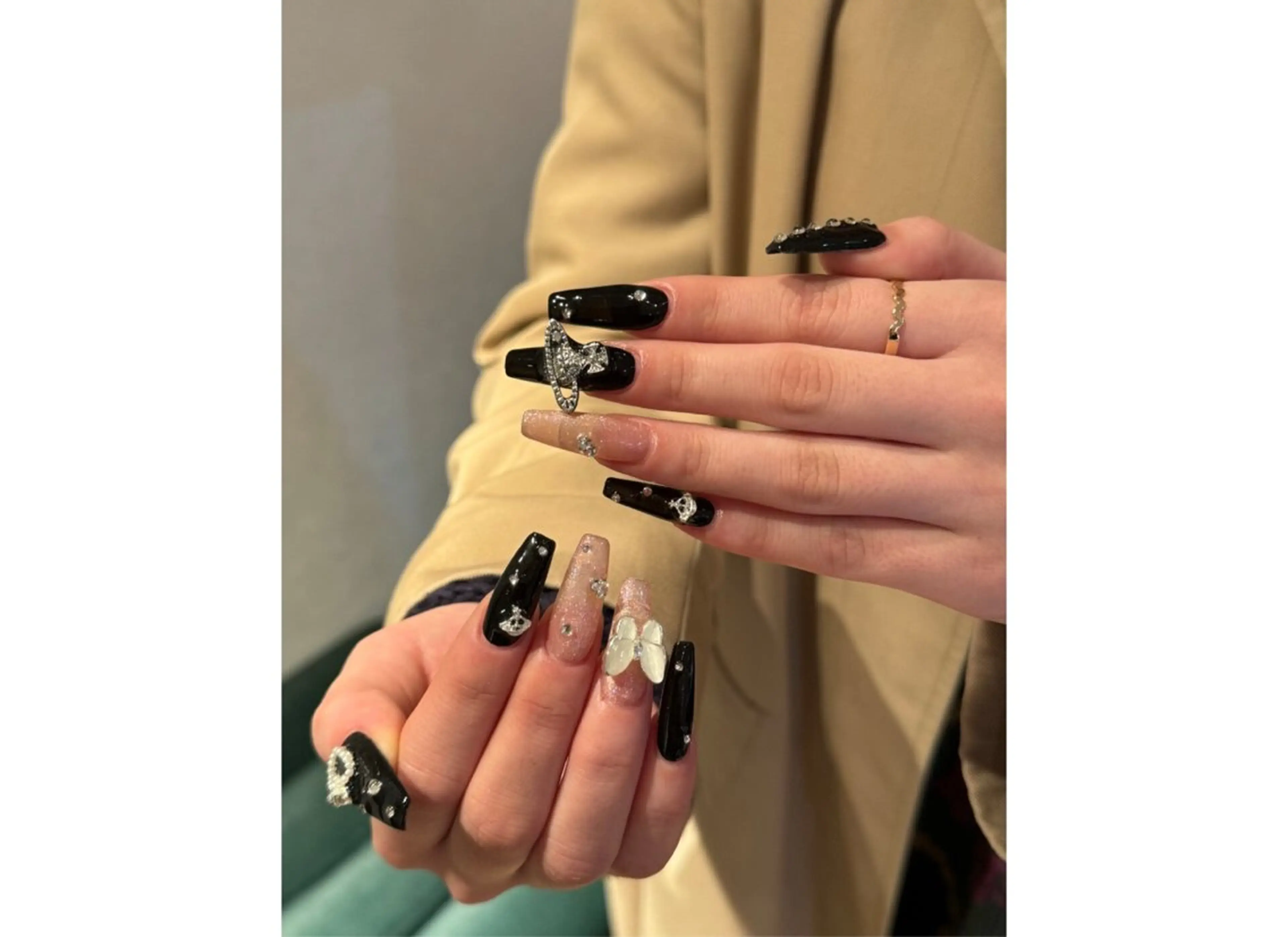 ネイル アートネイル オーロラネイル チークネイル フレンチネイル ガラスフレンチ ハンドネイル 🎀🎀YooLi Nail Salonのネイルデザイン