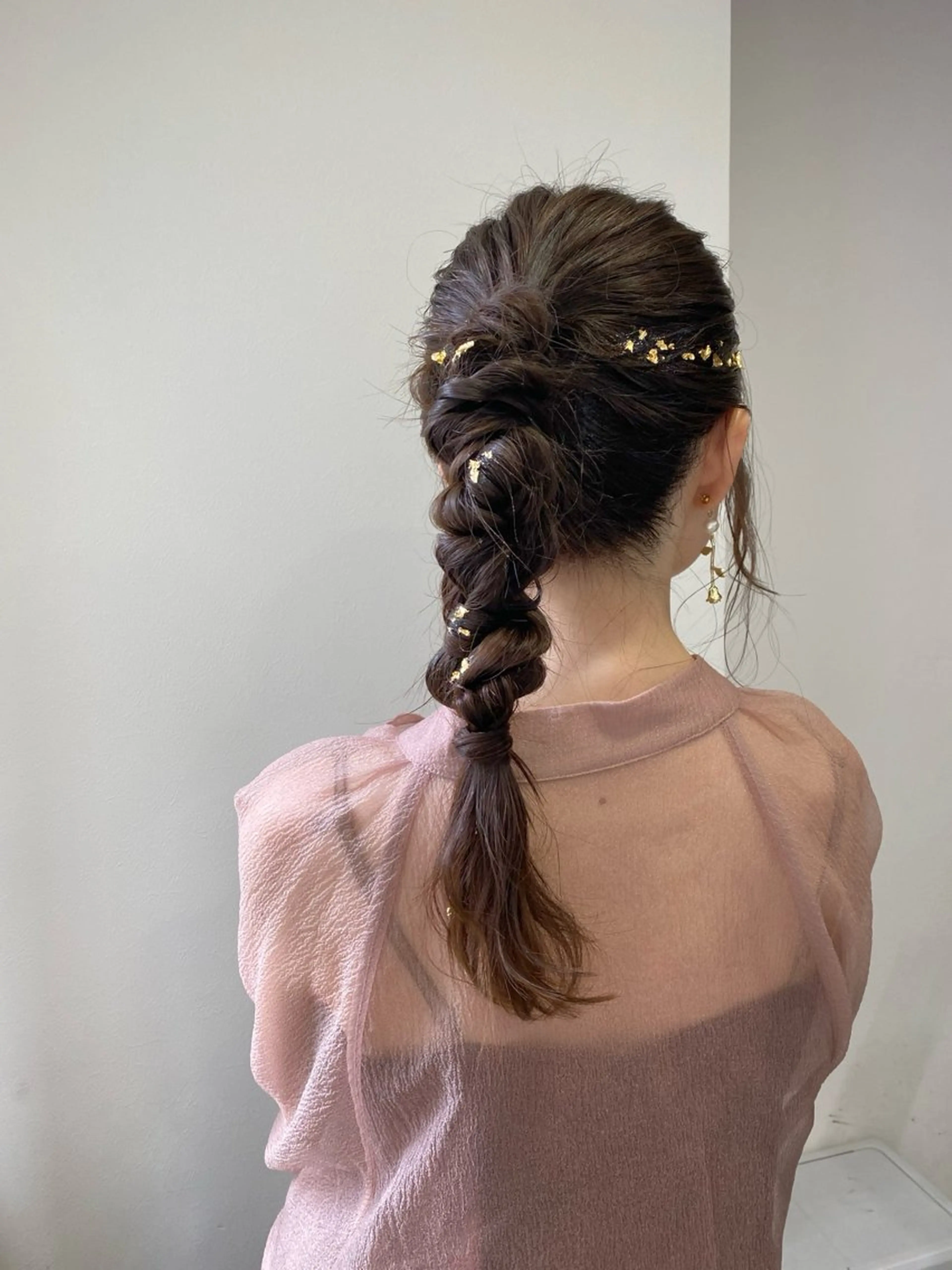 ヘアアレンジ ヘアセット 透明感カラー🫧 HARUKA🐰のヘアスタイル