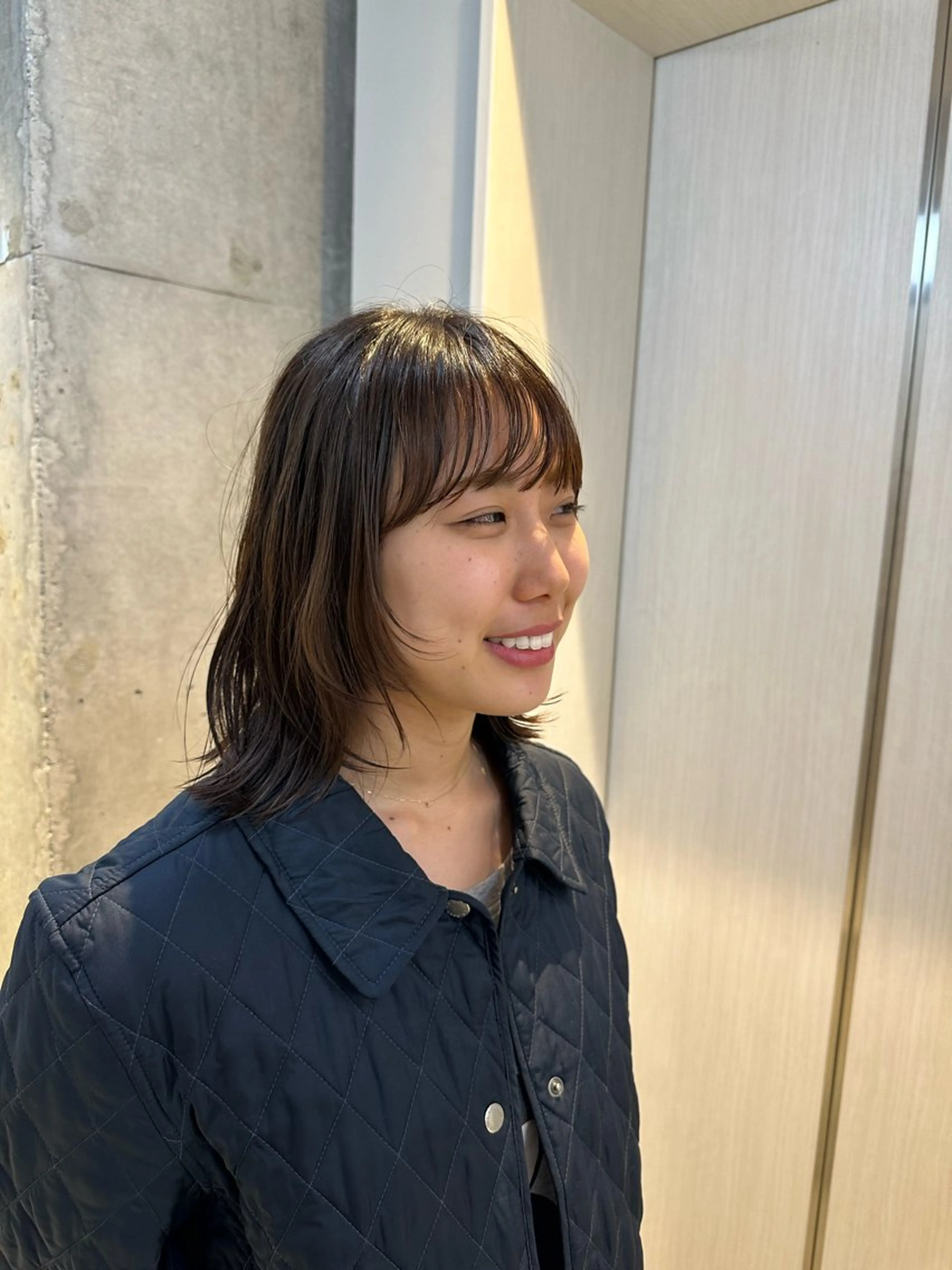 ミディアム パーマ ミディアムパーマ さとう あやかのヘアスタイル