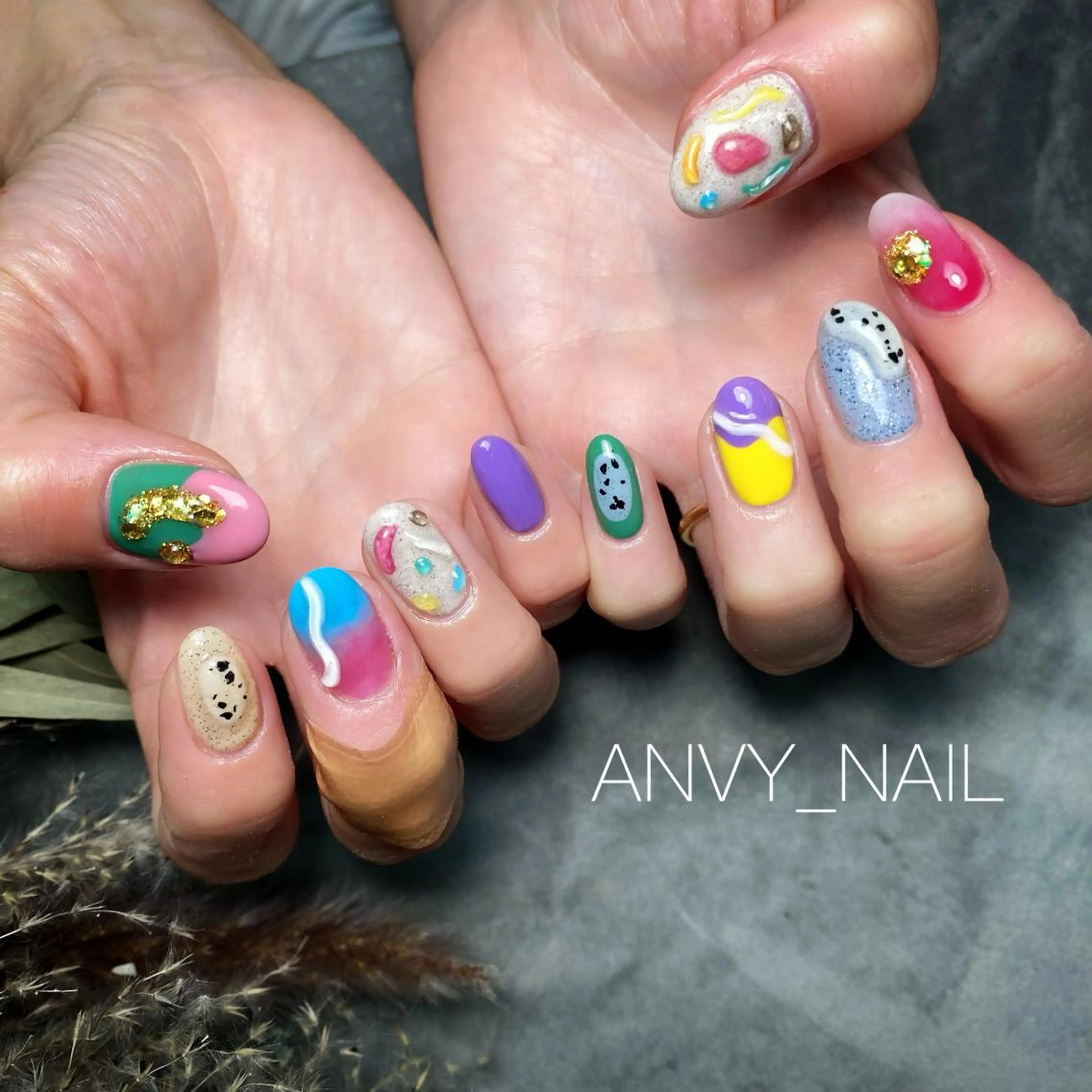 ネイル アートネイル nail salon あんびのネイルデザイン