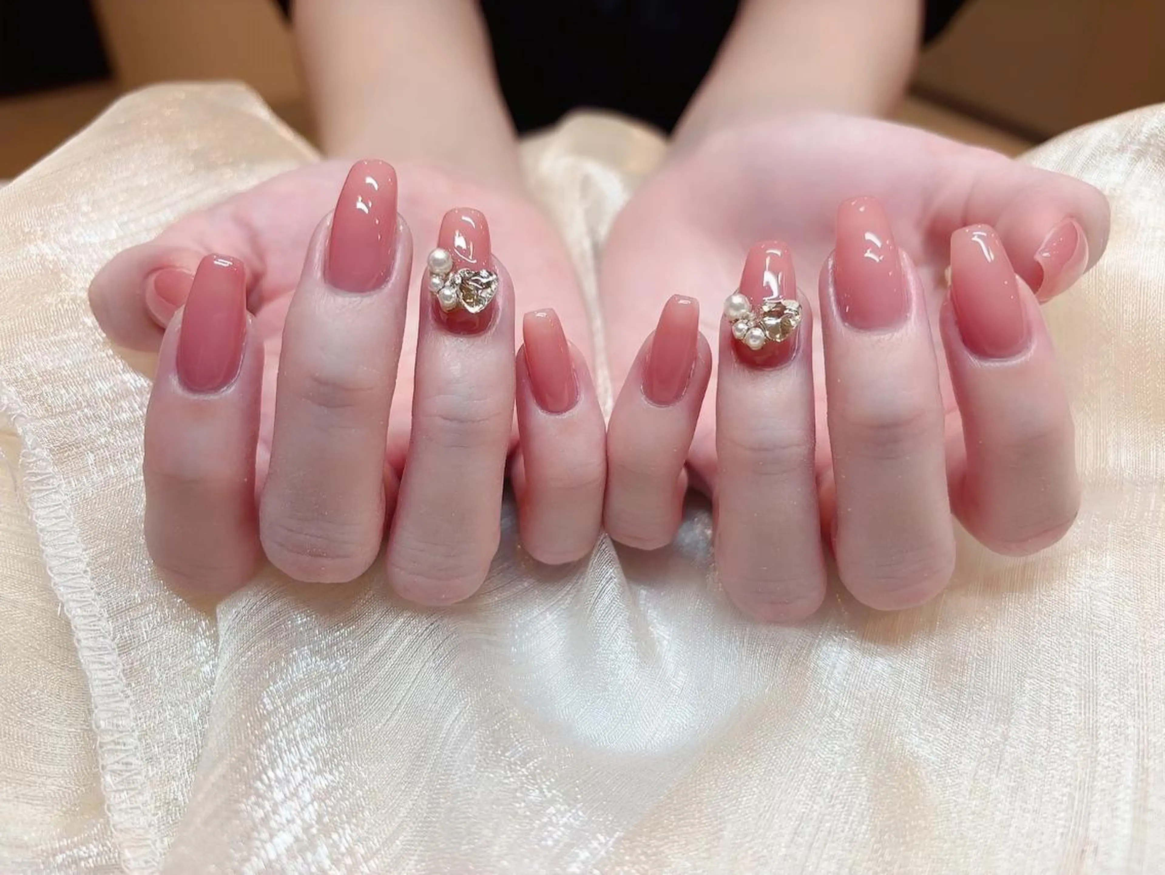 🧡ྀི💛ྀི❤️ྀིHand one  colour ハンドワンカラーorラメグラの写真